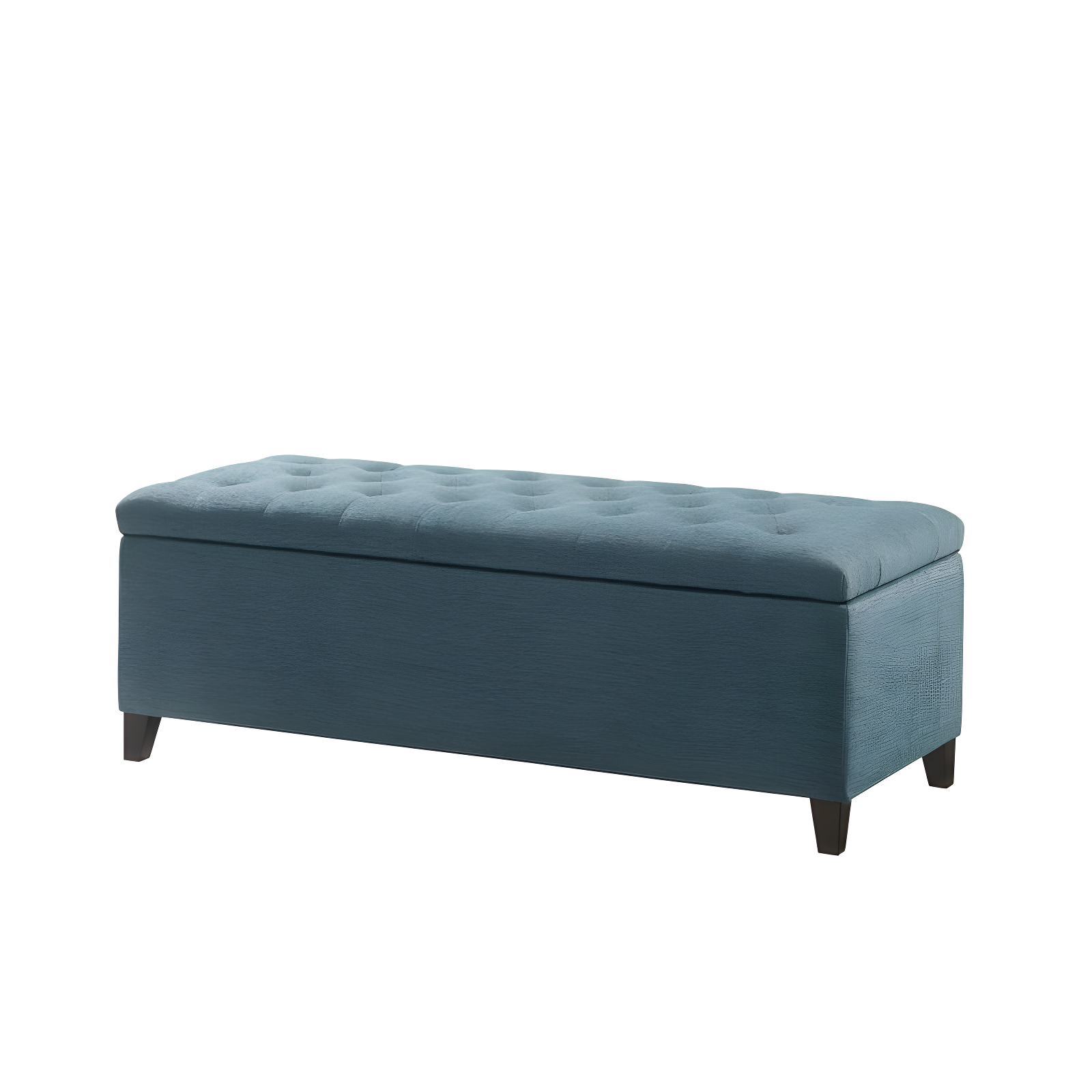 Selah Tufted Top Storage Bench Blue - Madison Park