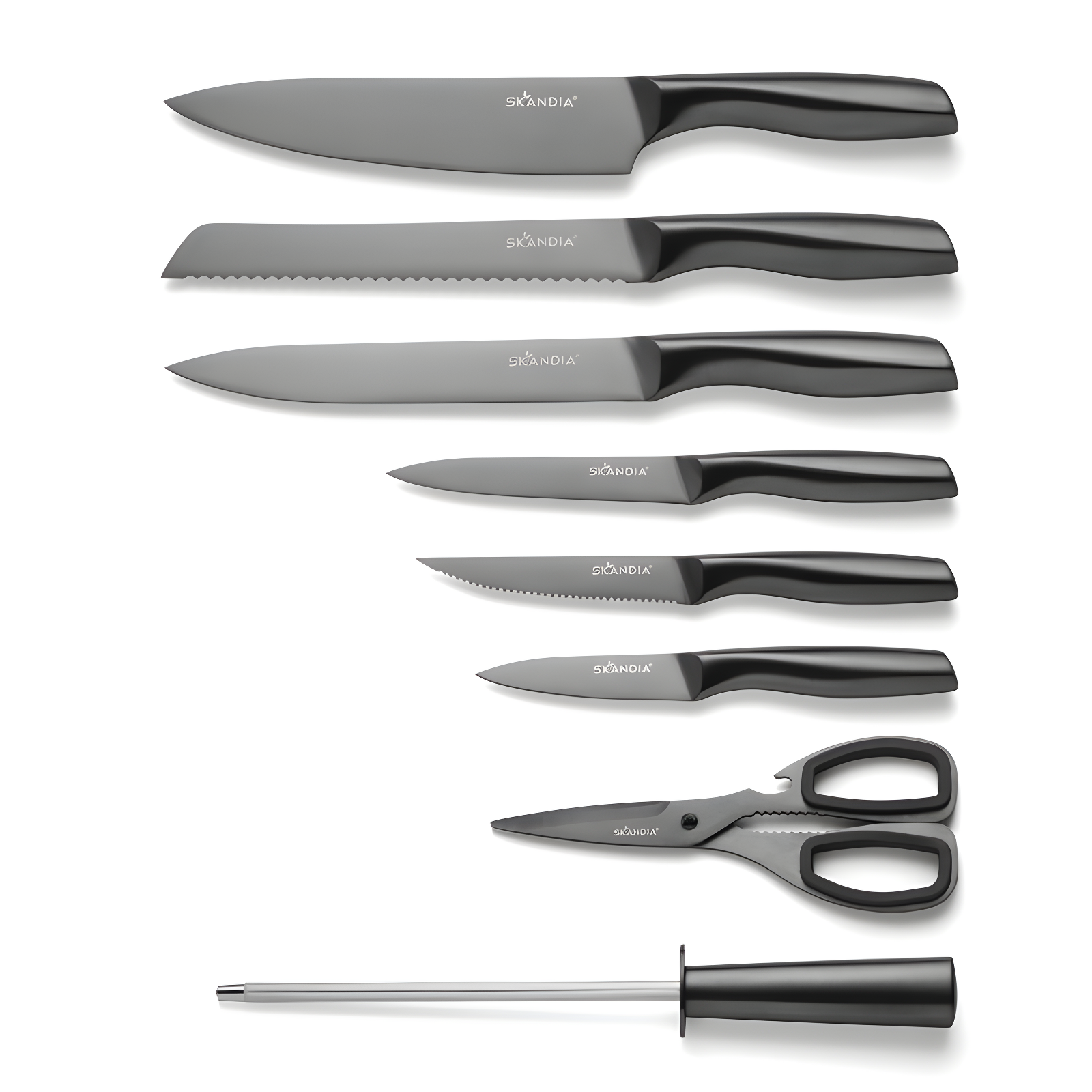 Skandia Hampton Forge Skandia Ashton - 12 Piece Knife Block Set
