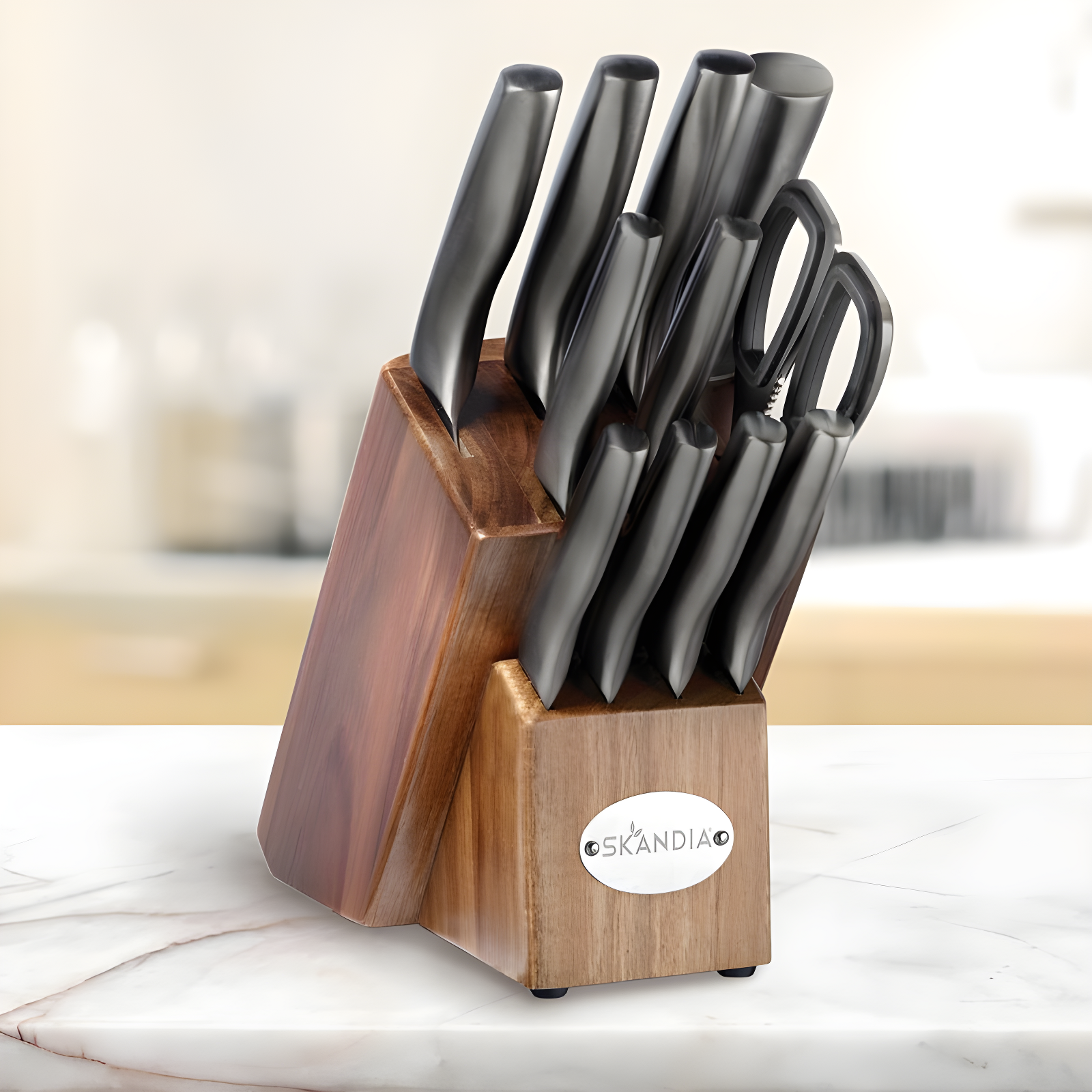 Skandia Hampton Forge Skandia Ashton - 12 Piece Knife Block Set