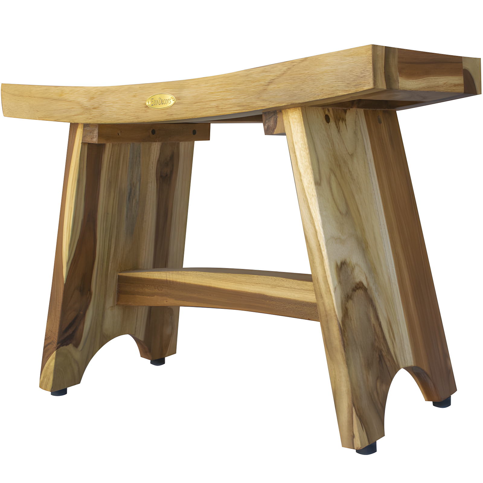 EcoDecors EarthyTeak - Serenity 24'' W Teak Shower Bench