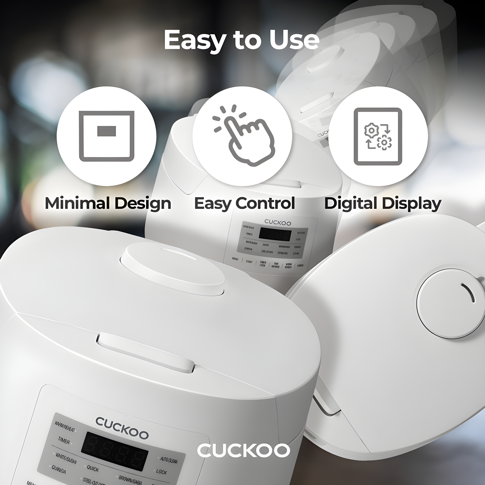 CUCKOO 6-Cup Uncooked / 12-Cup Cooked Micom Rice Cooker & Warmer w Non Stick Inner Pot, 11 Menu Modes inclu My Mode and Auto Clean CR-0641F