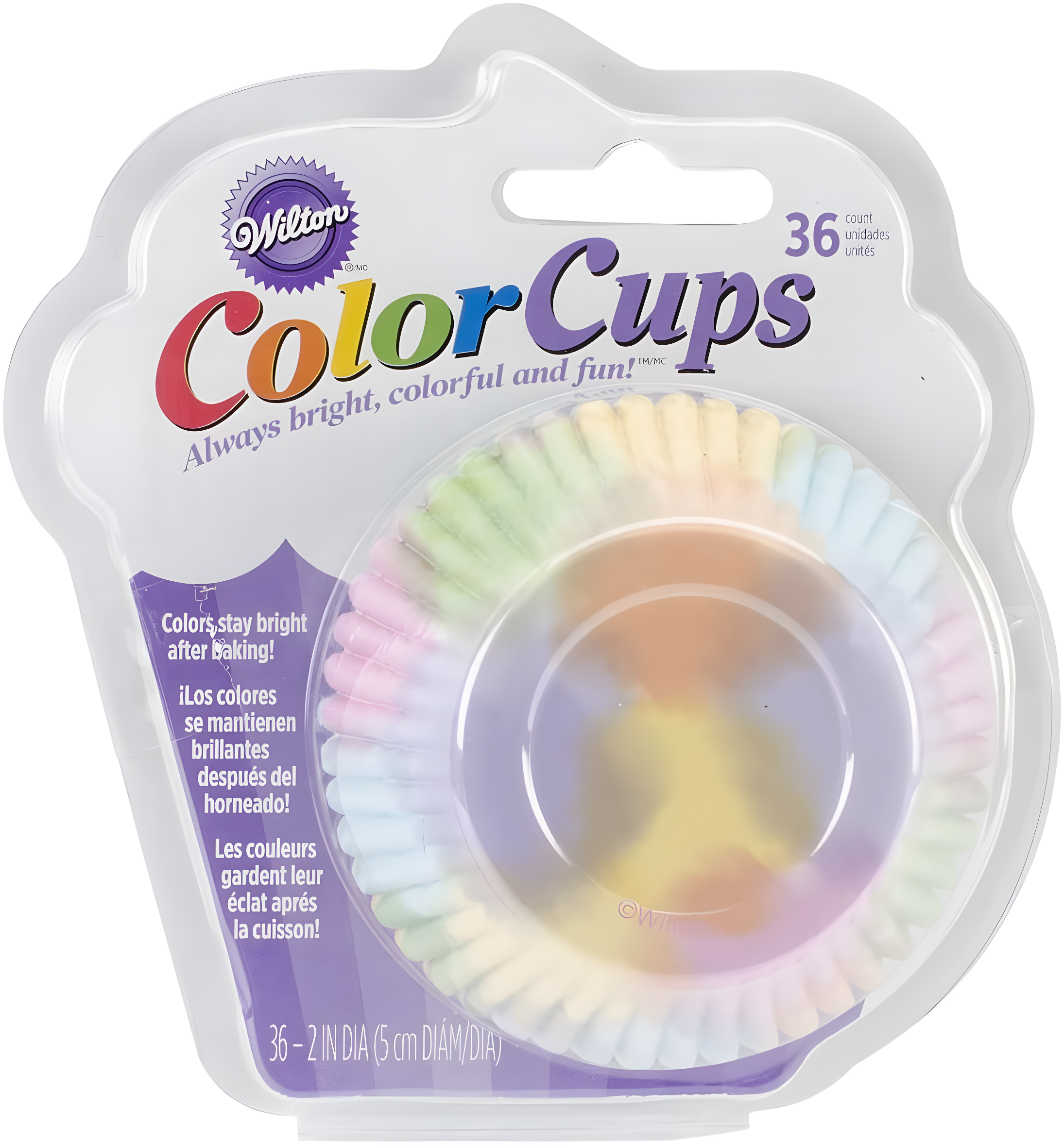 Wilton ColorCups Cupcake Liners, Watercolor, 36 Ct