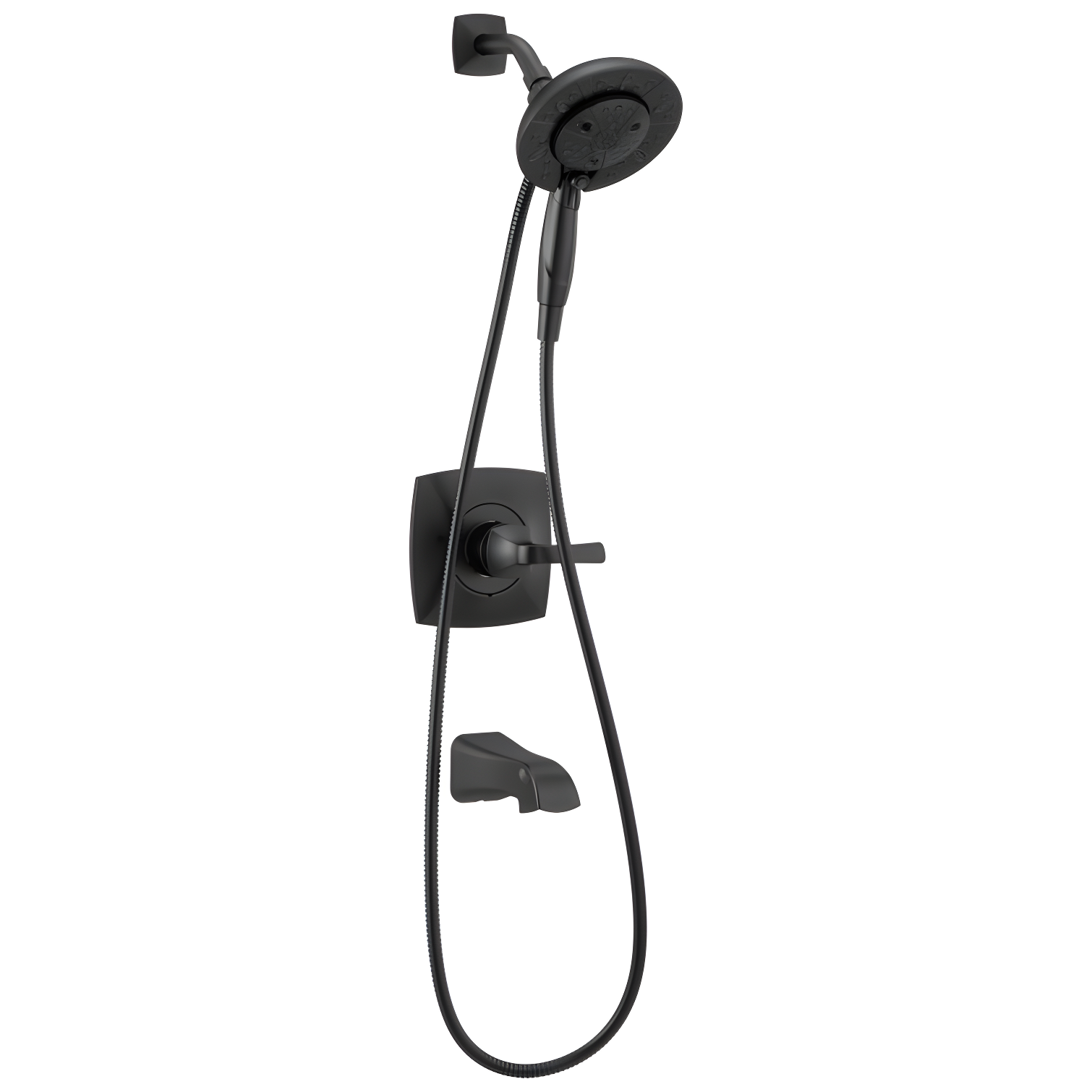 Vesna Single-Function Tub Shower Faucet Set, Shower Trim Kit with In2ition Shower Head and Valve