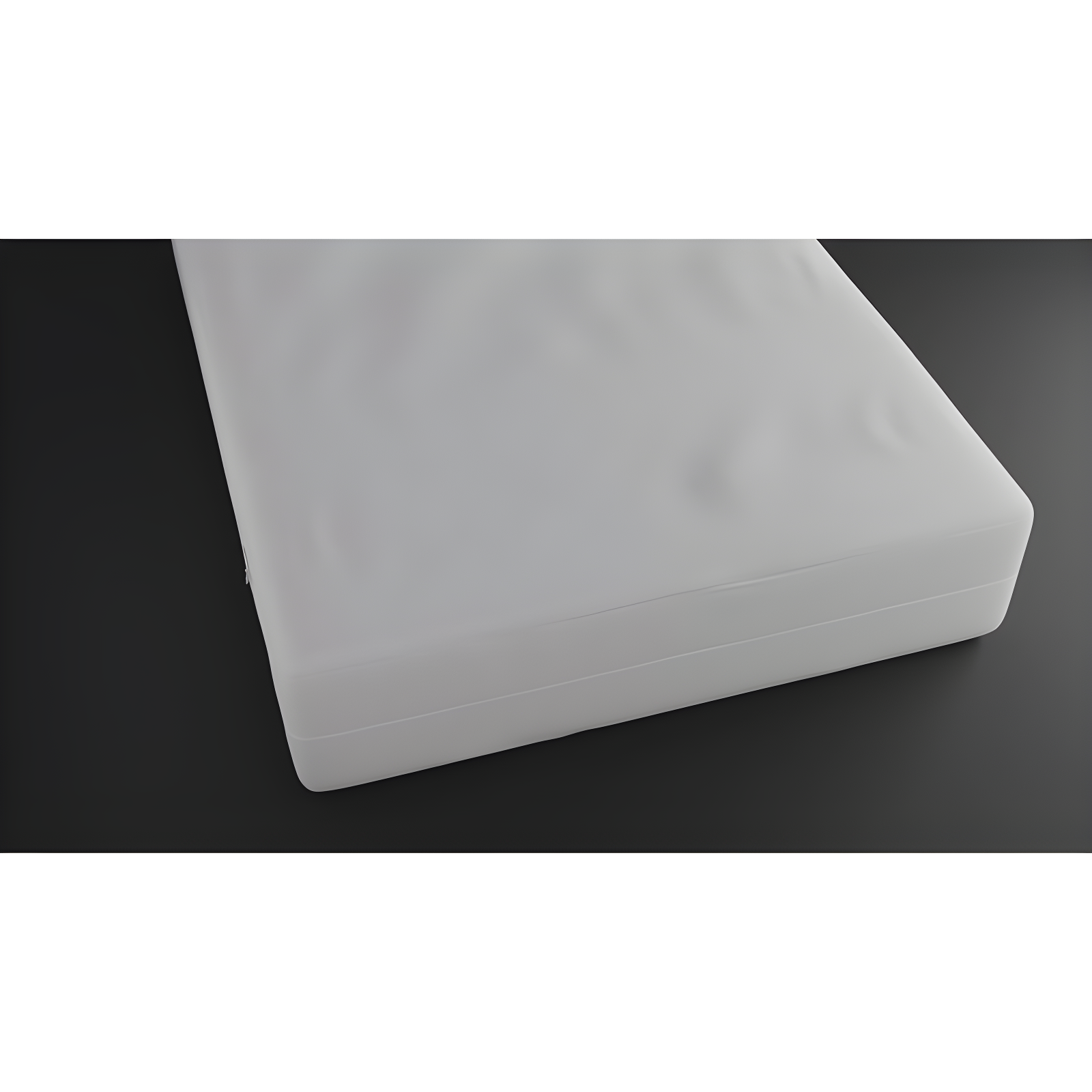 Guardmax Waterproof Twin Mattress Protector Encasement for Larger Mattressess with Zipper – White