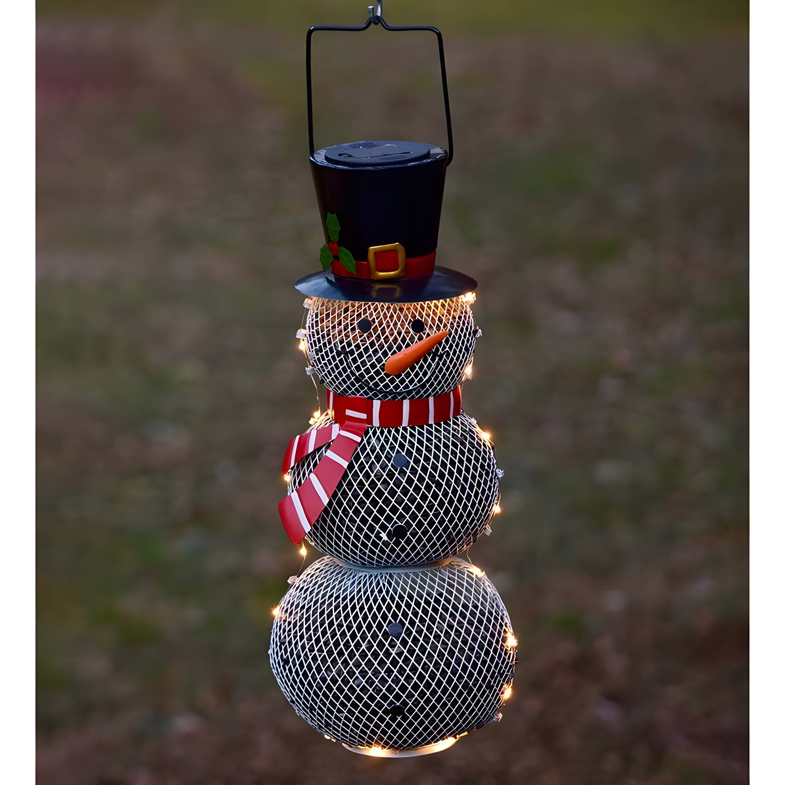 The Holiday Aisle® Orwigsburg Metal Hanging Decorative Bird Feeder