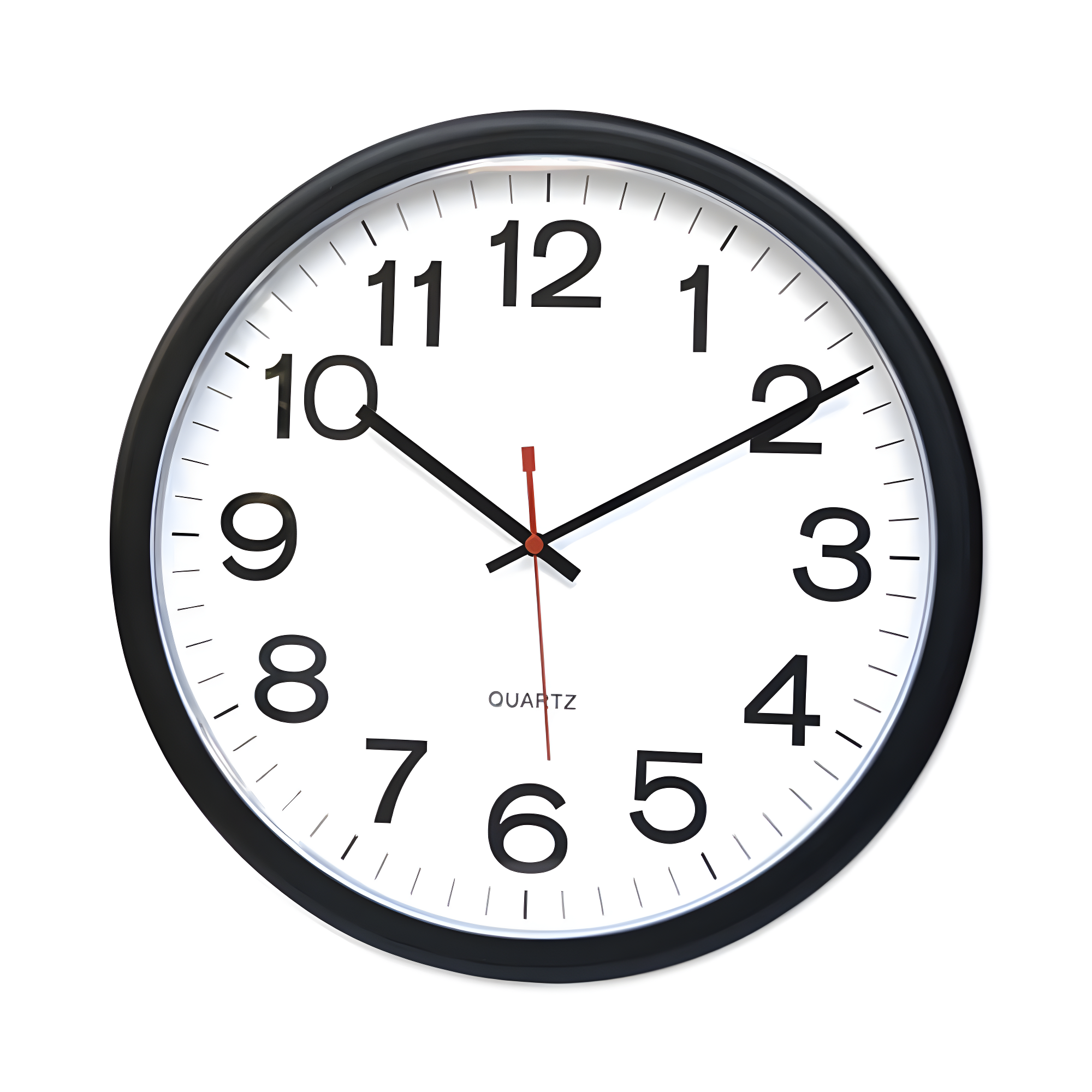 UNIVERSAL Indoor/Outdoor Clock 13 1/2" Black 11381