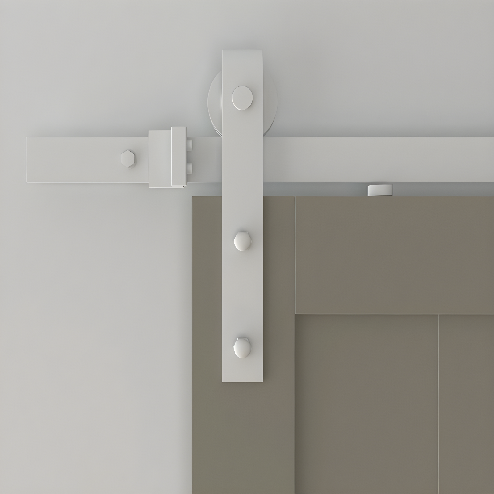 Soft Close Standard Single Barn Door Hardware Kit