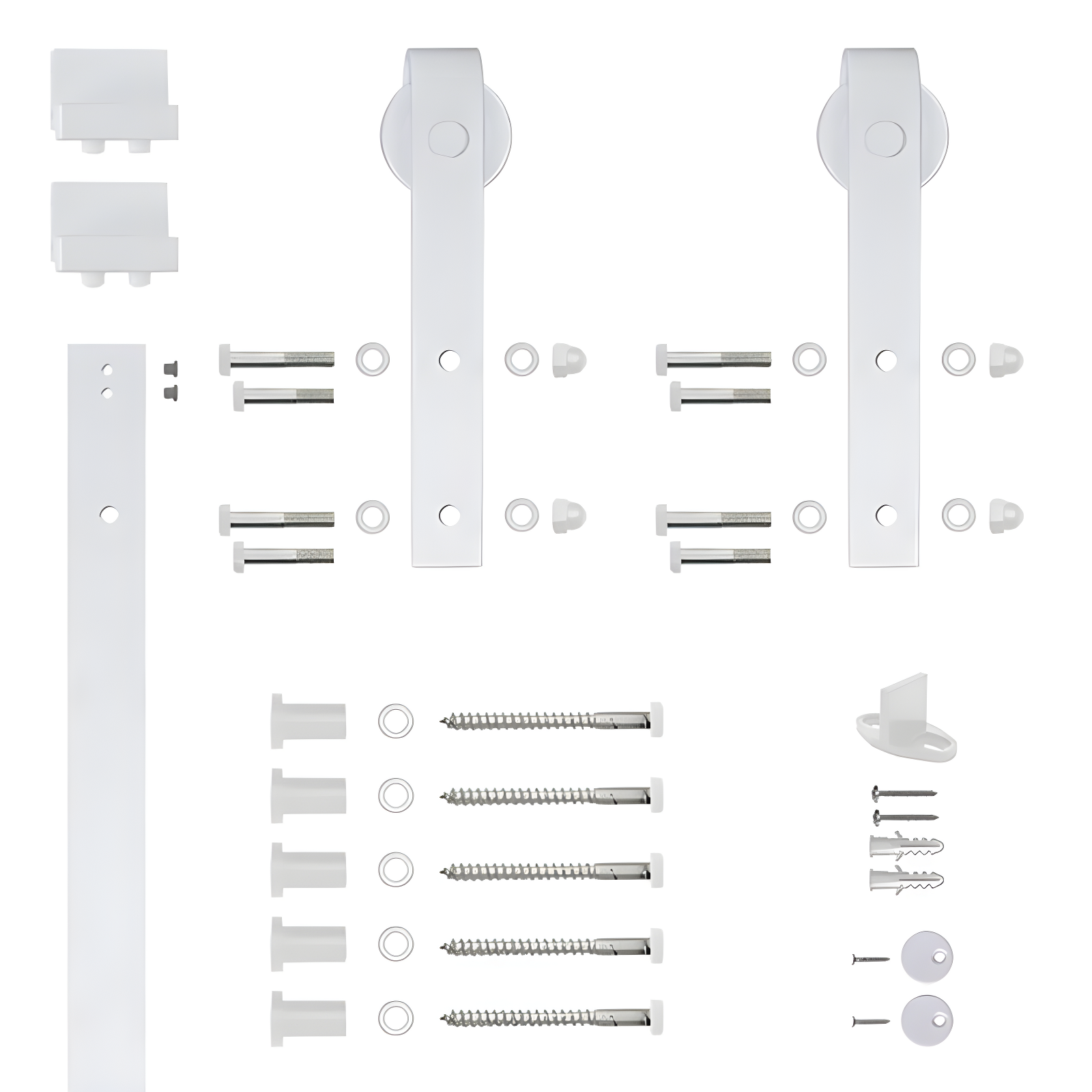 Soft Close Standard Single Barn Door Hardware Kit