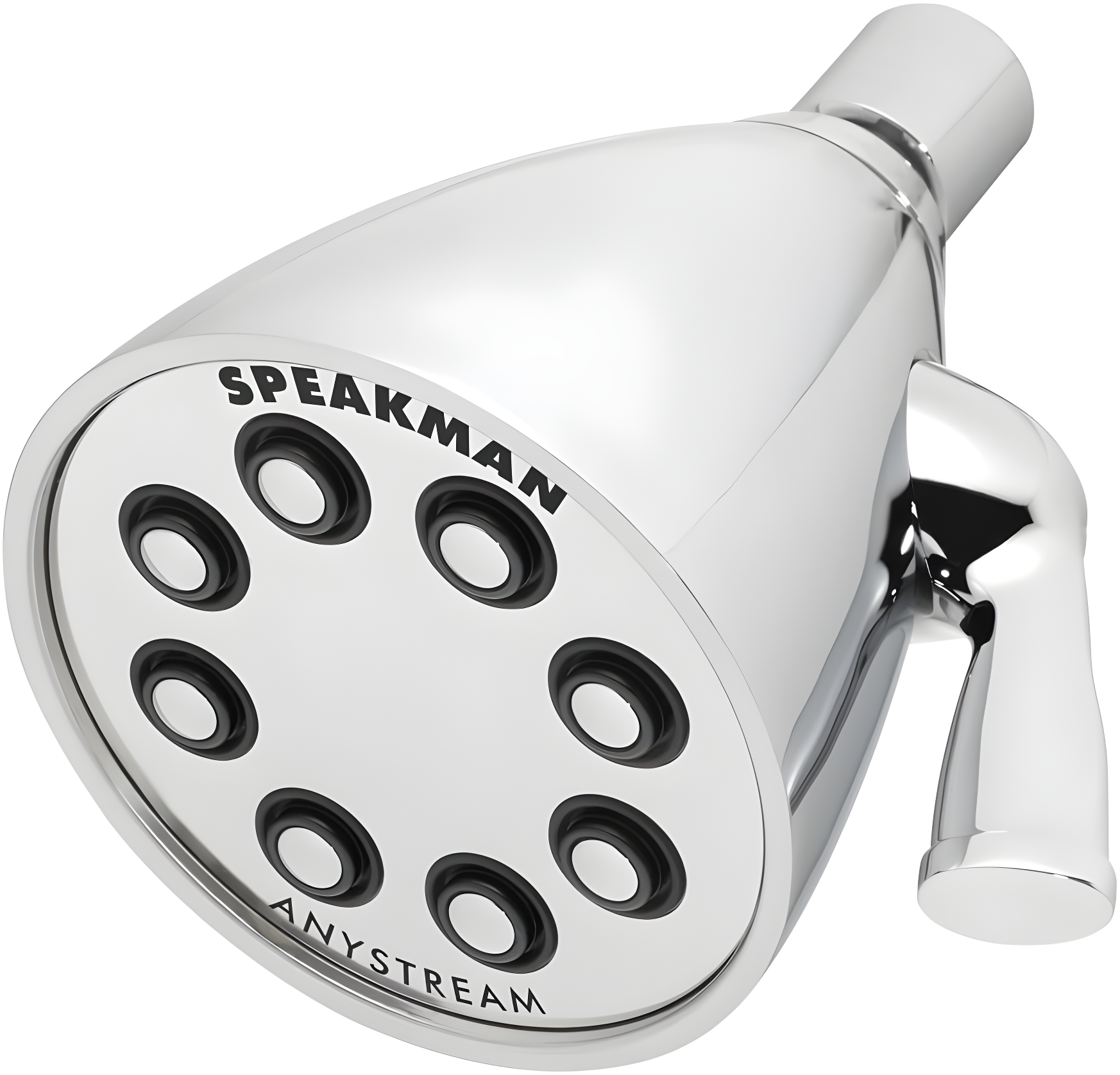 Speakman S-2251 Signature Icon Anystream Adjustable High Pressure Shower Head - 2.5 GPM Solid Brass Replacement Bathroom Showerhead, Polished Chrome