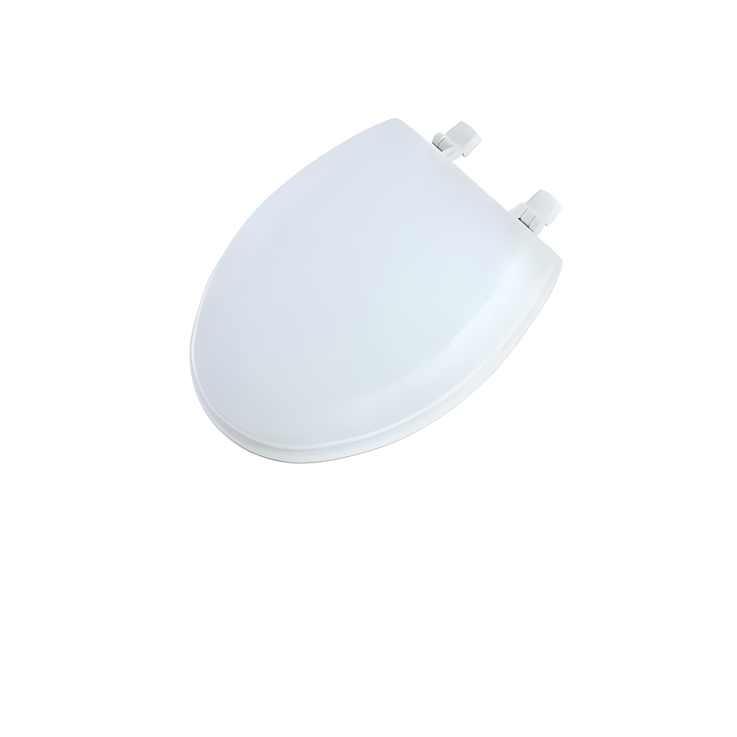 Mayfair Westport 1844EC Wood Toilet Seat with Easy Clean & Change Hinges, Elongated, White