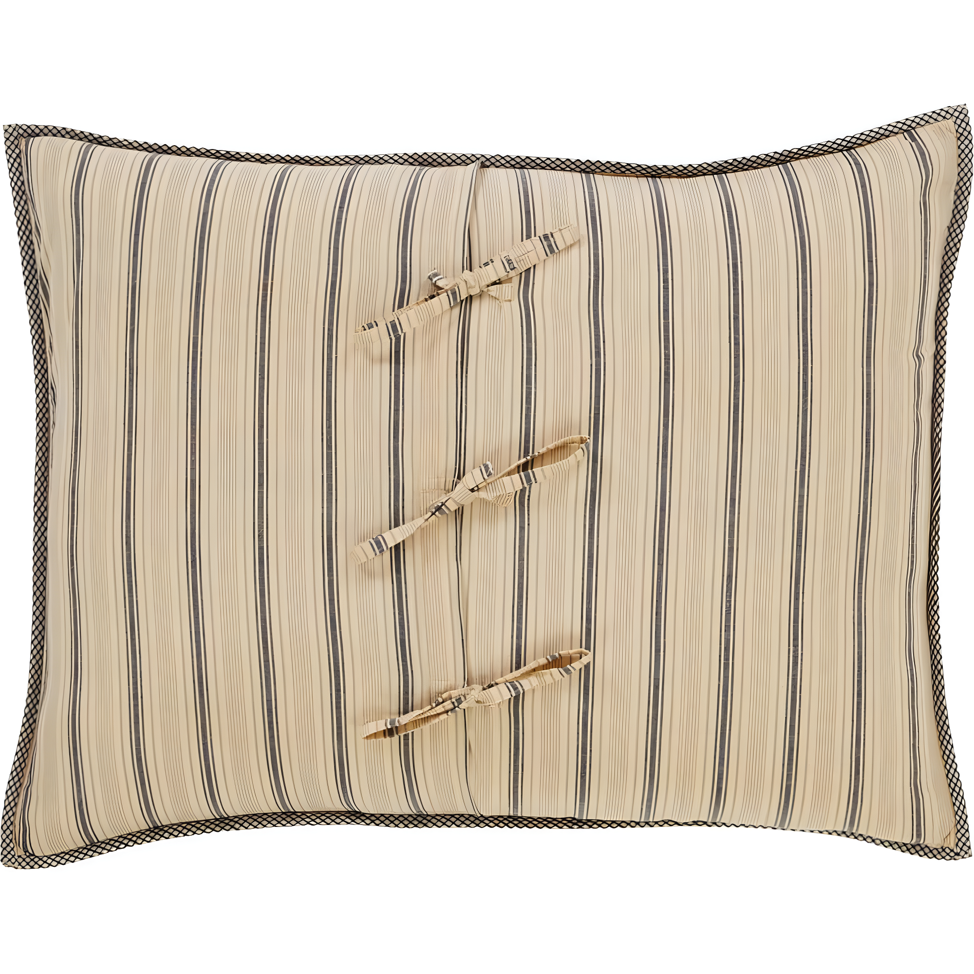 VHC Brands Farmhouse Bedding-Sawyer Mill Sham, Standard 21x27, Charcoal Grey