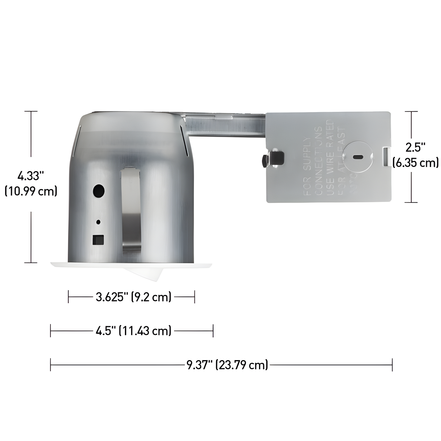 4'' Dimmable IC Rated Recessed Lighting Kit