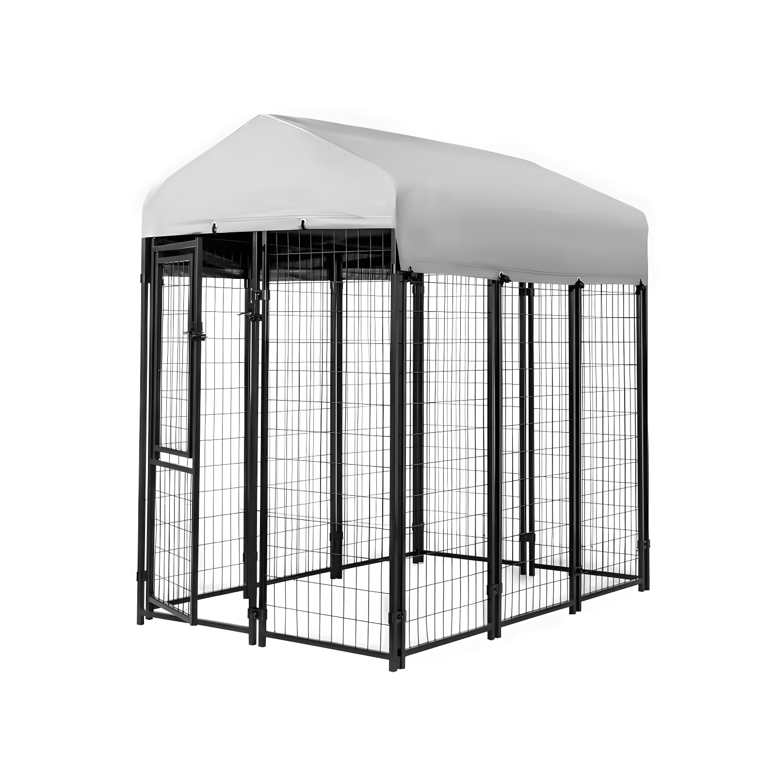 Kennels Direct Metal Kennel Kit with Cover