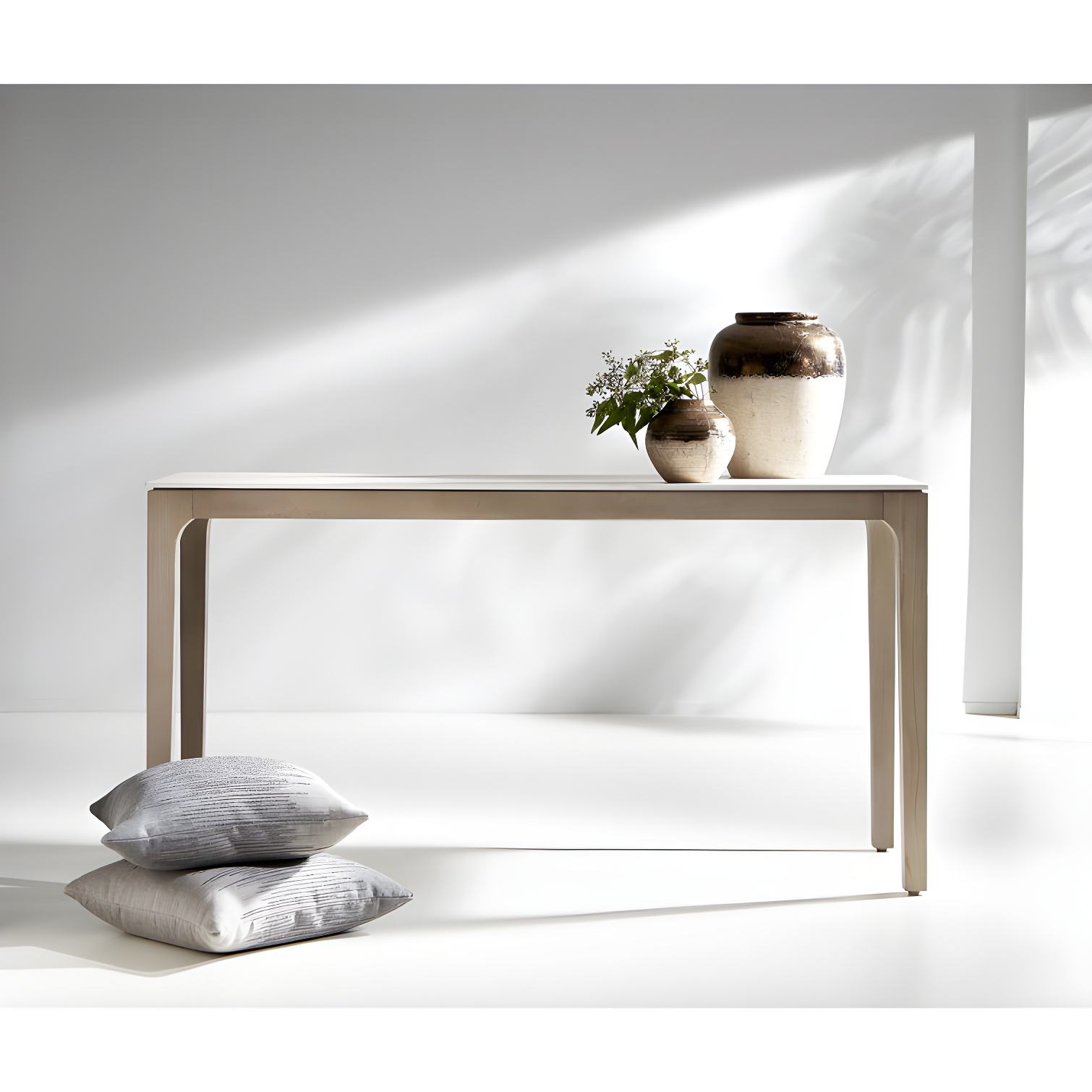 Marbella Rectangular Concrete Outdoor Dining Table