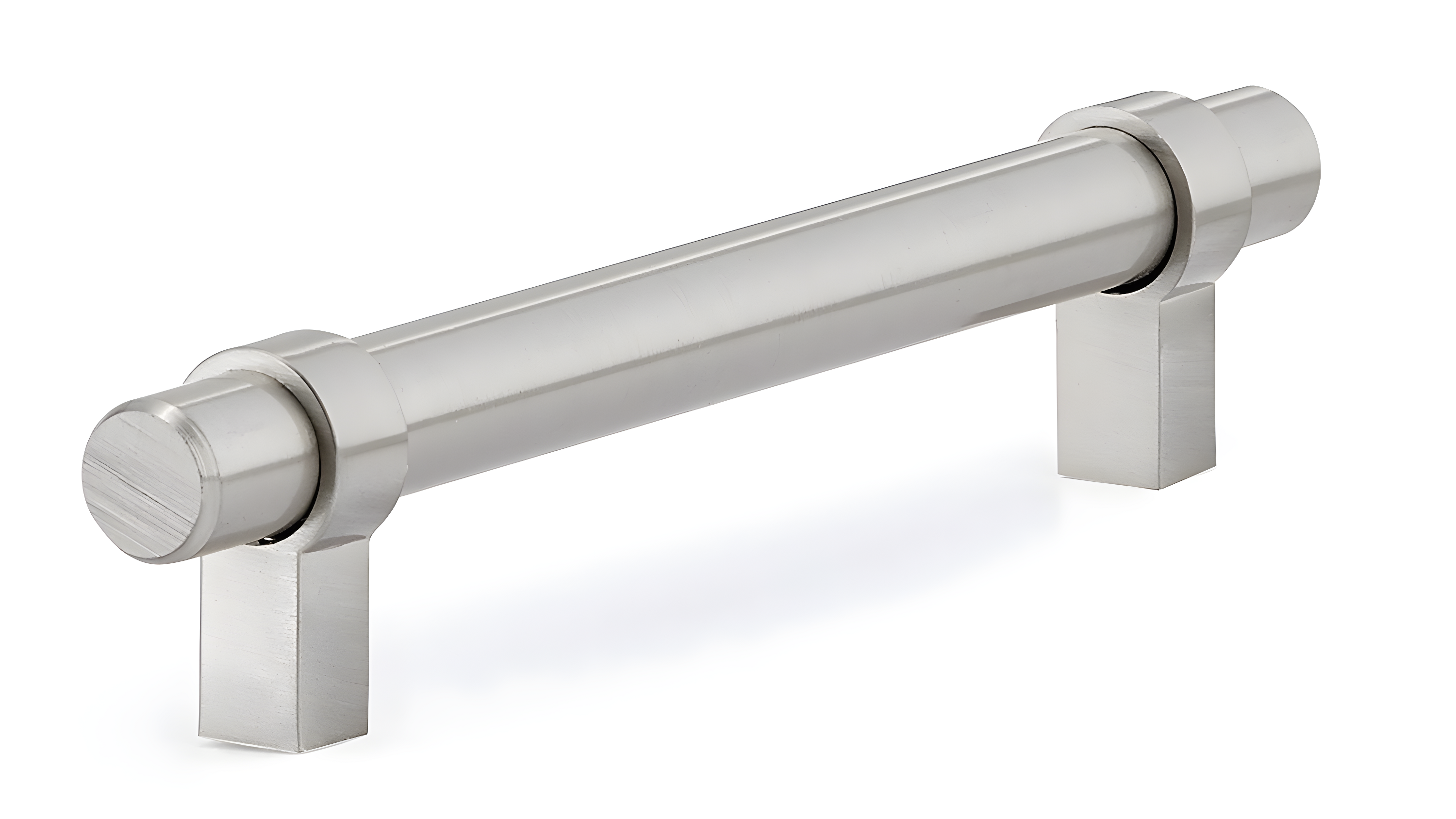 Richelieu Hardware BP5016128195 Contemporary Metal Pull ,5 ', Brushed Nickel