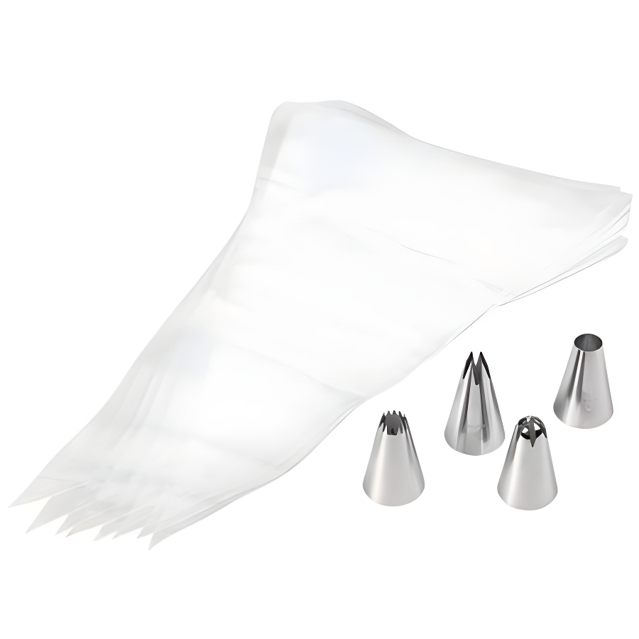 Wilton Piping Tip and Decorating Bag Cupcake Decorating Kit, 12-Piece Set