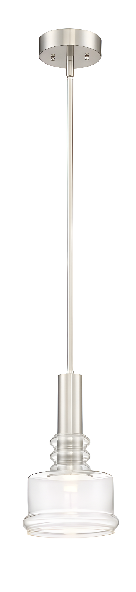 Designers Fountain Kami Satin Platinum LED Pendant, LED89530-SP