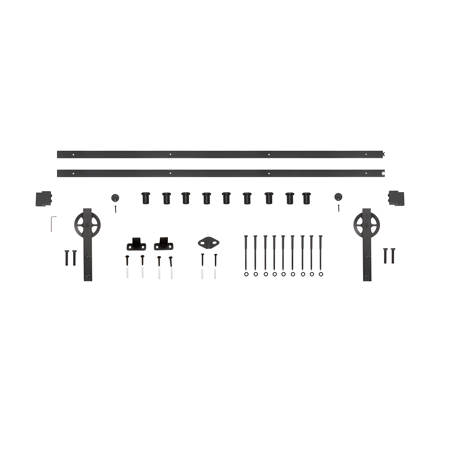 Standard Single Single Door Barn Door Hardware Kit