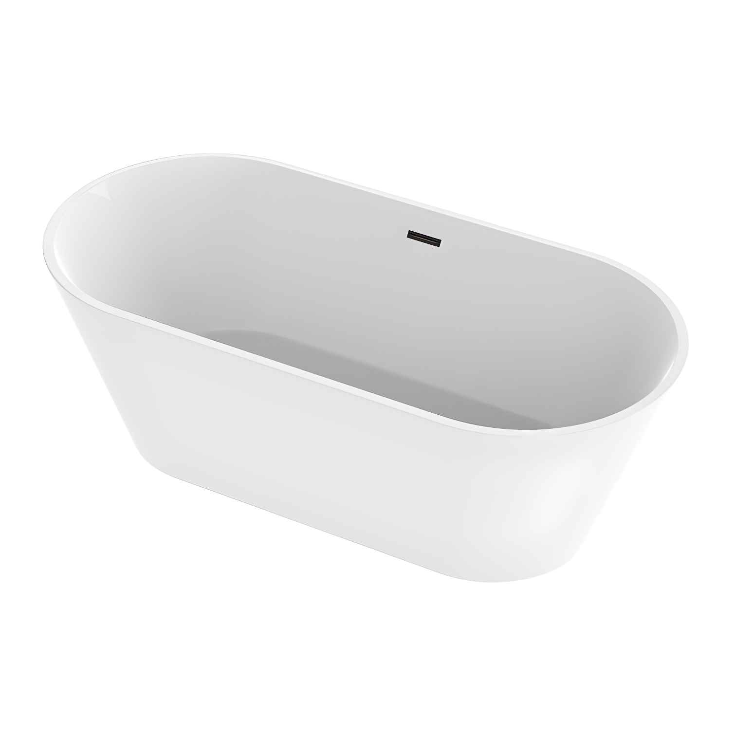 67'' x 32'' Freestanding Soaking Acrylic Bathtub