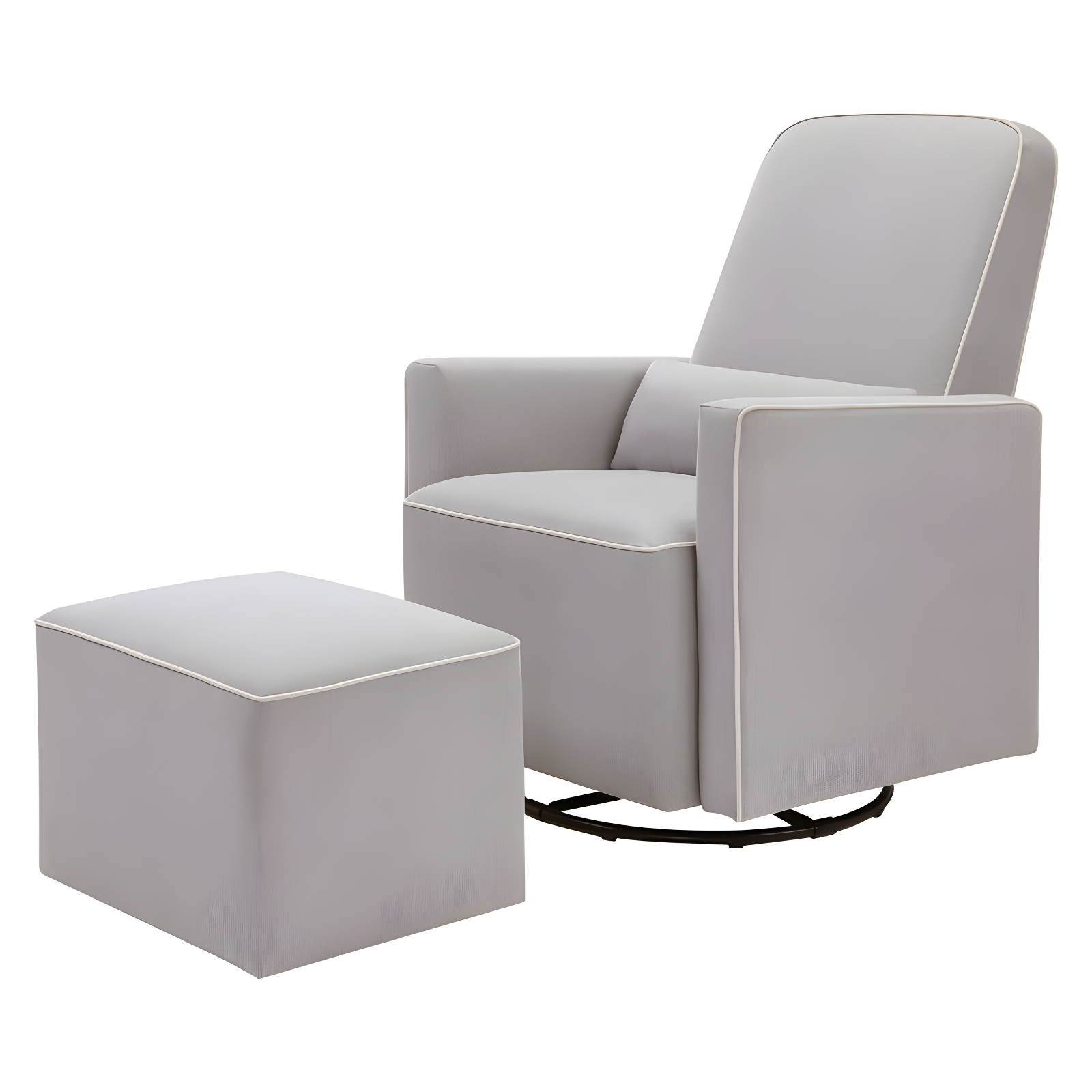 daVinci Olive Swivel Glider with Ottoman