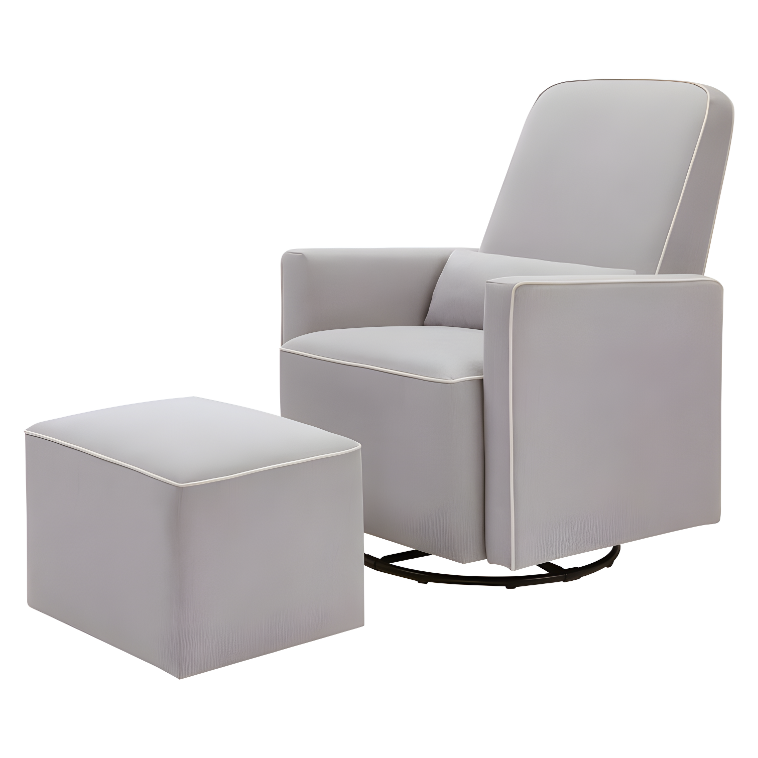 daVinci Olive Swivel Glider with Ottoman