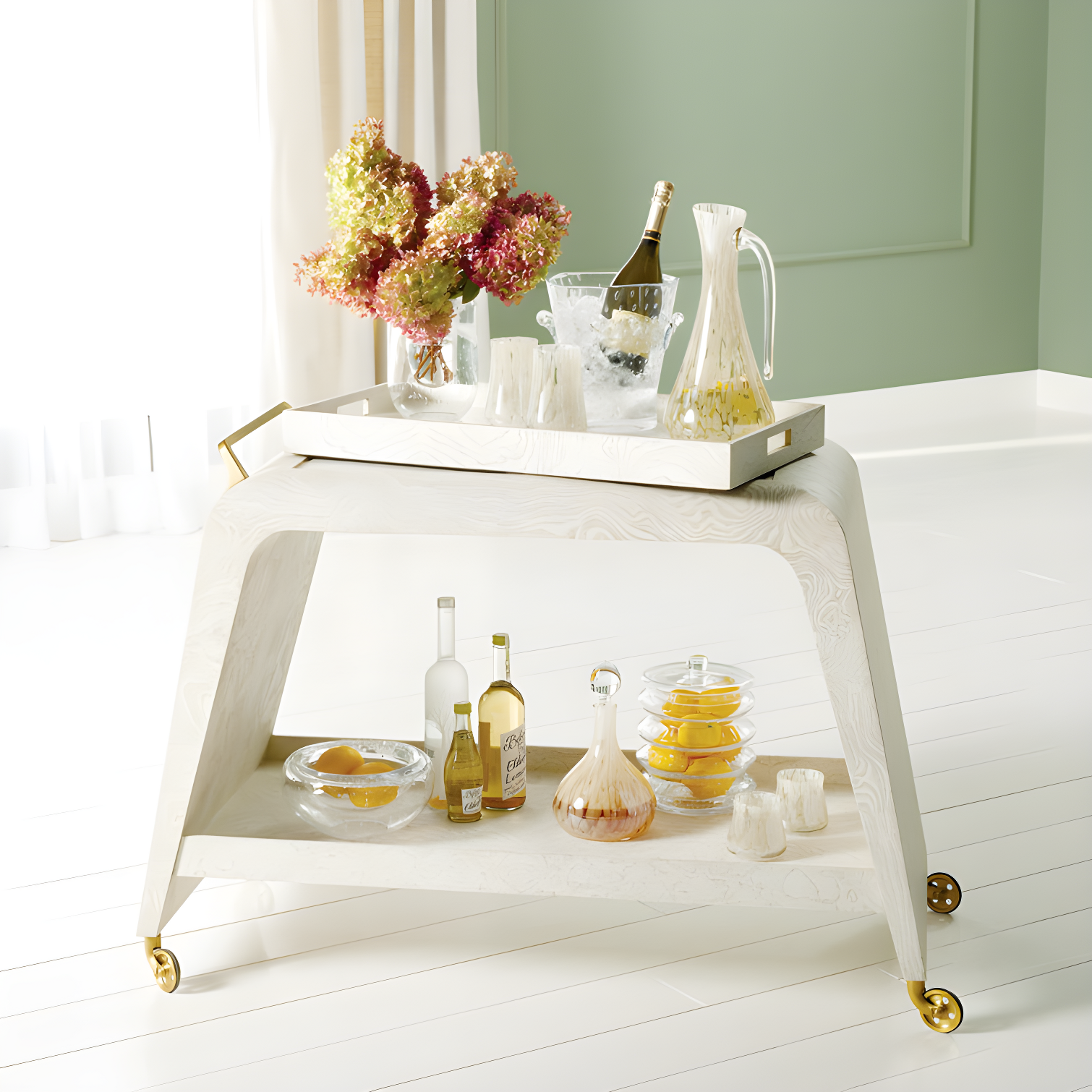 Champagne Bucket-Clear Seeded