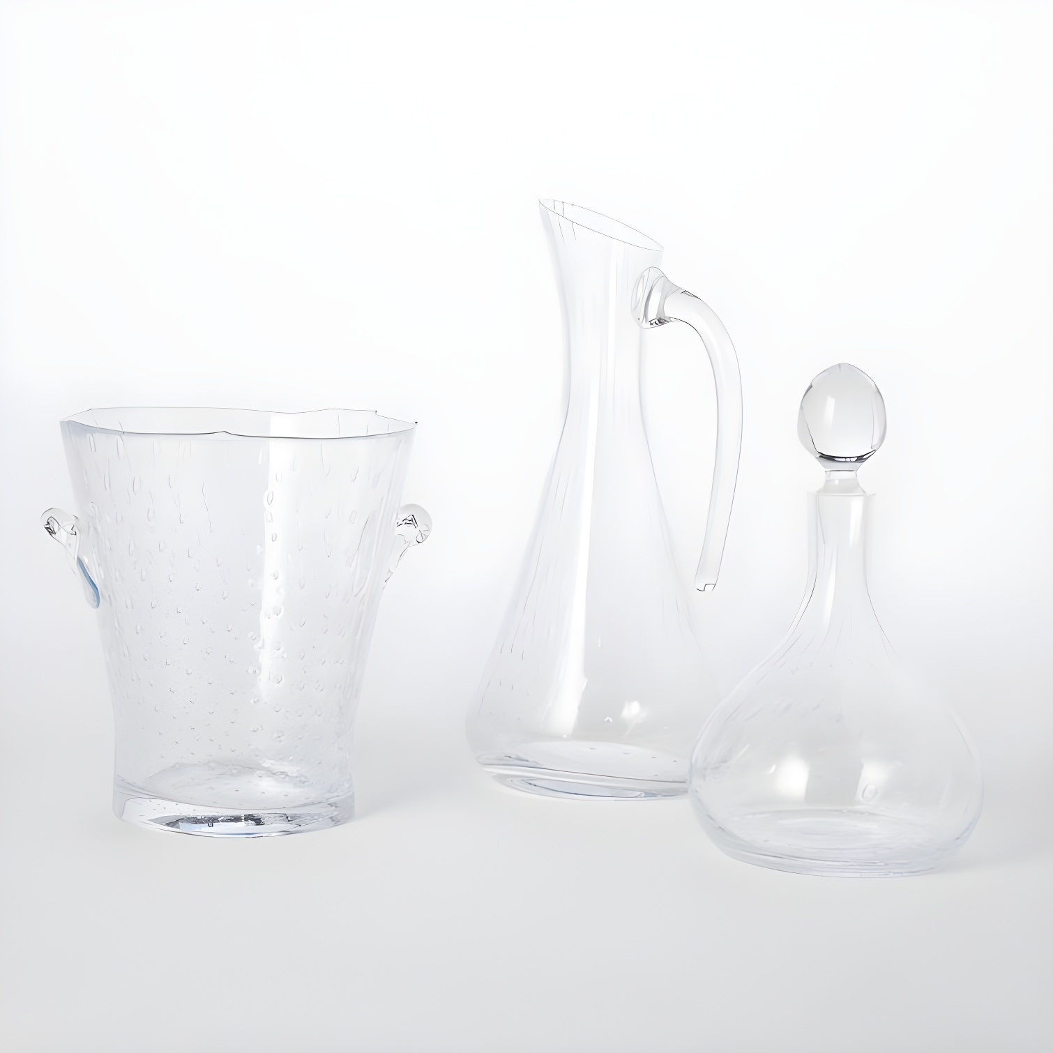 Champagne Bucket-Clear Seeded