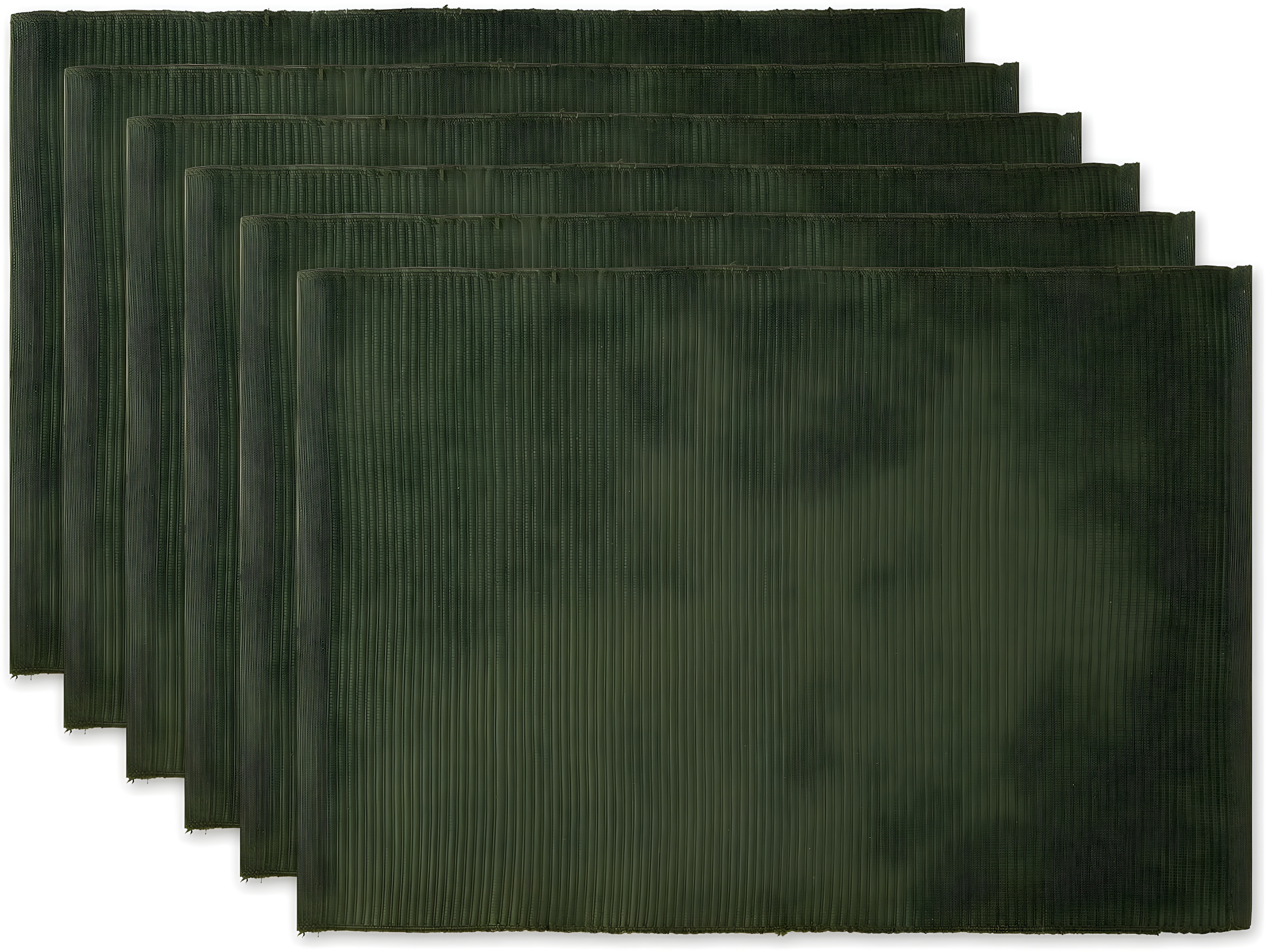 PLACEMAT DARK GREEN Set of 6