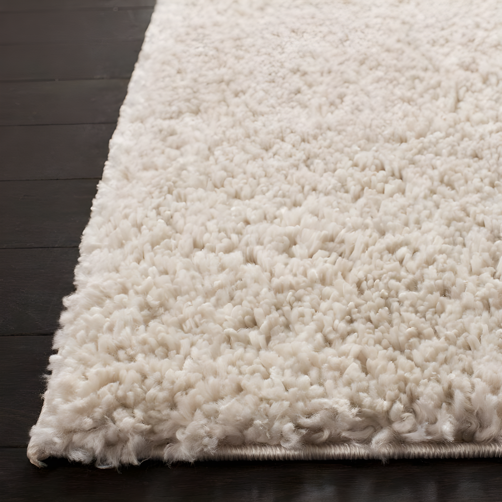 August Shag 900 AUG900 Power Loomed Indoor Runner Rug - Beige - 2'3"x6' - Safavieh