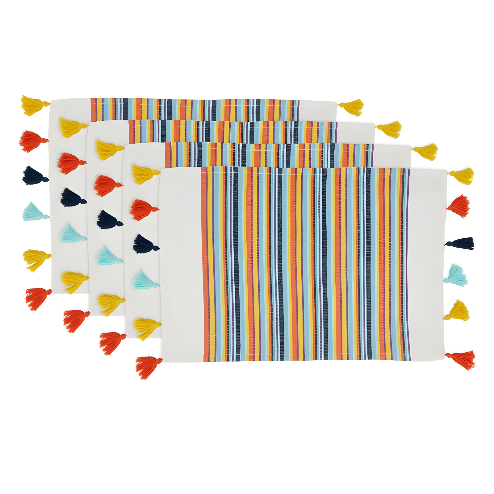 Saro Valentina Color Splash Placemat (Set of 4)