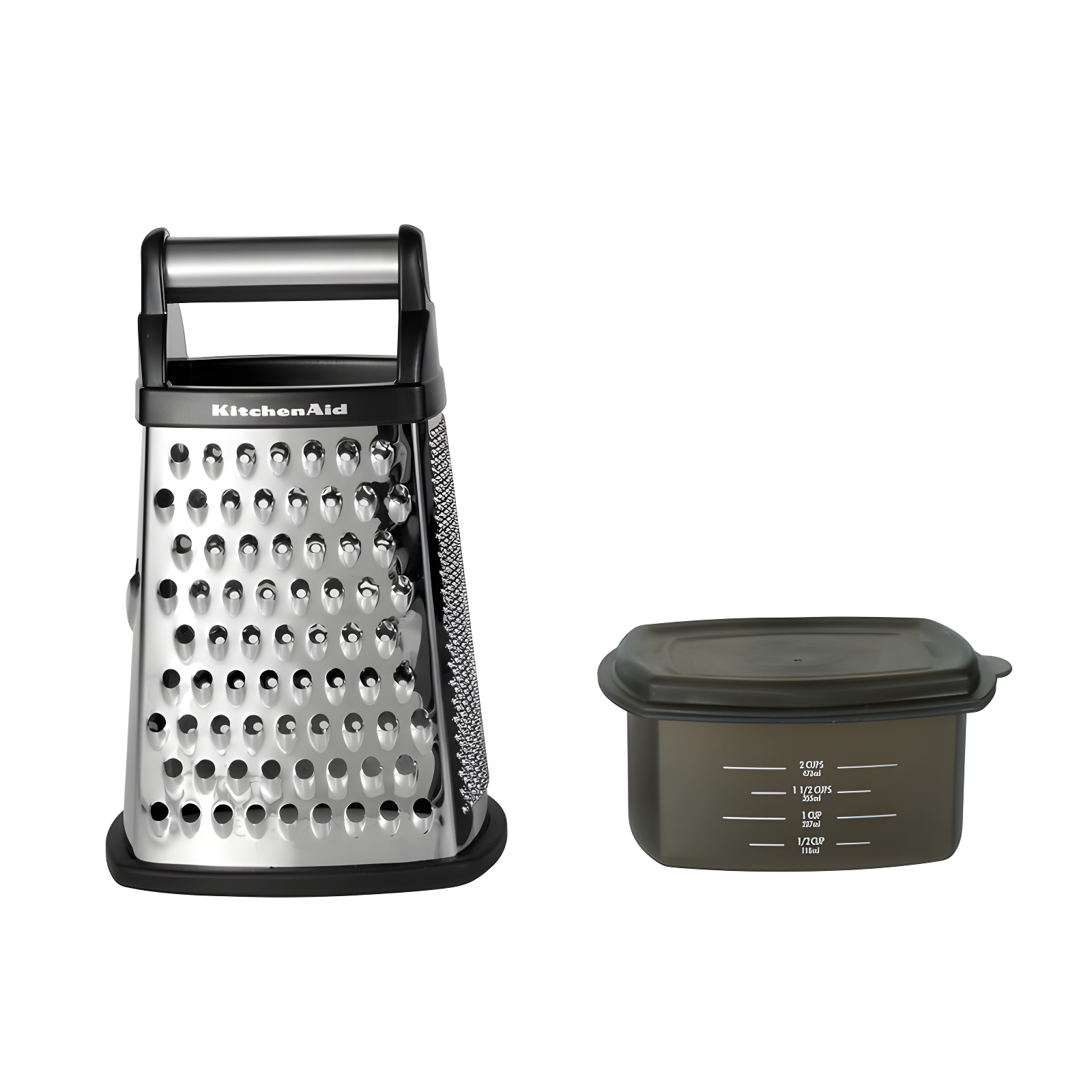 KitchenAid® KitchenAid® Gourmet 4-Sided Stainless Steel Box Grater with Detachable Storage Container