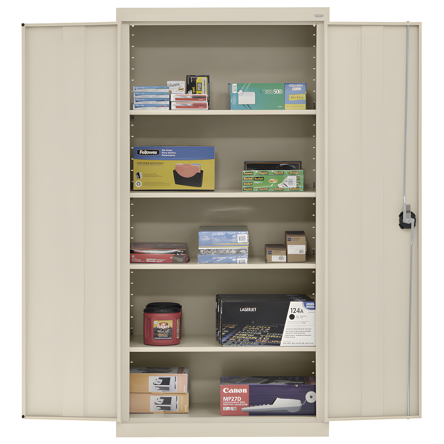 36'' Wide 5 - Shelf Storage Cabinet