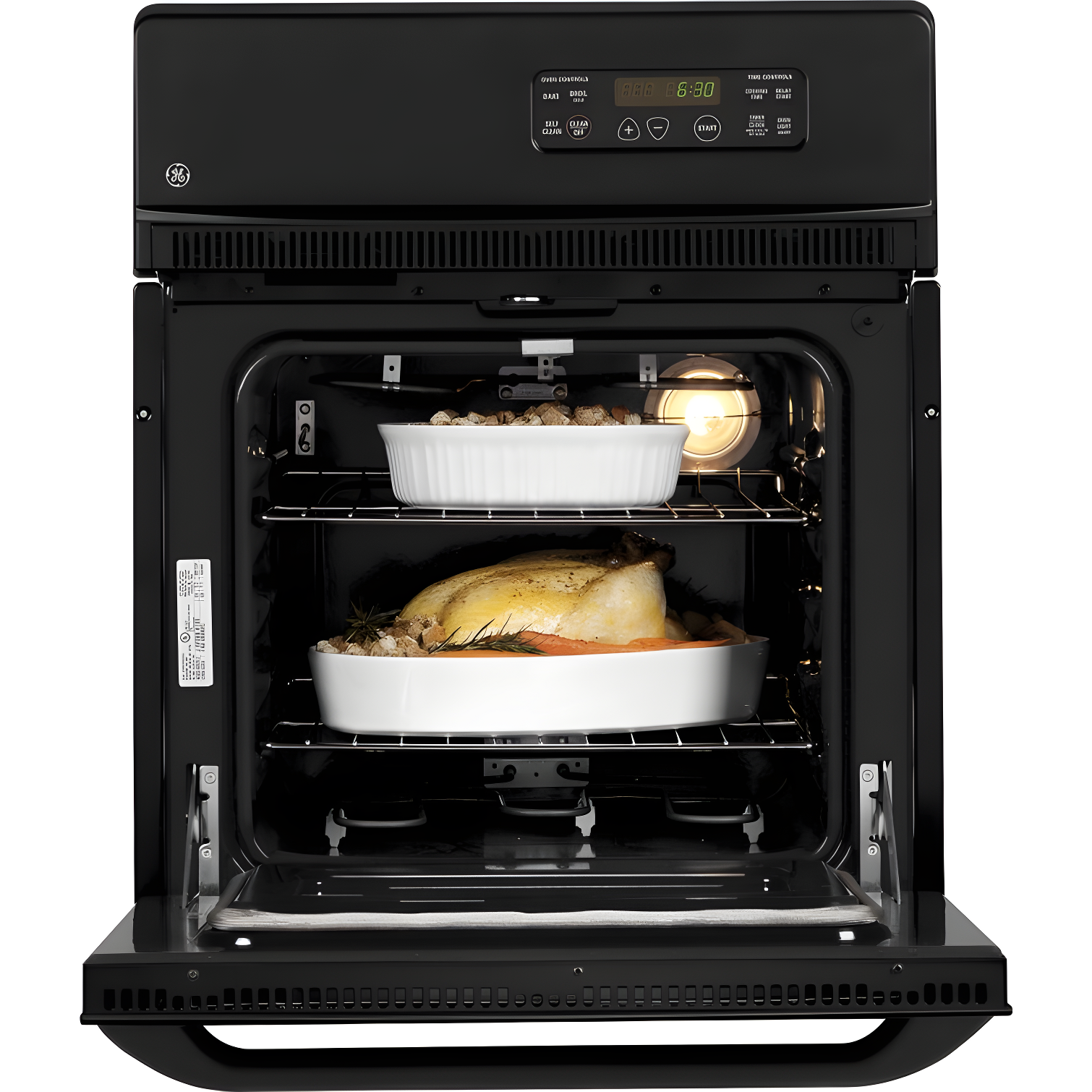 GE Appliances 24" Self Cleaning  Electric Single Wall Oven