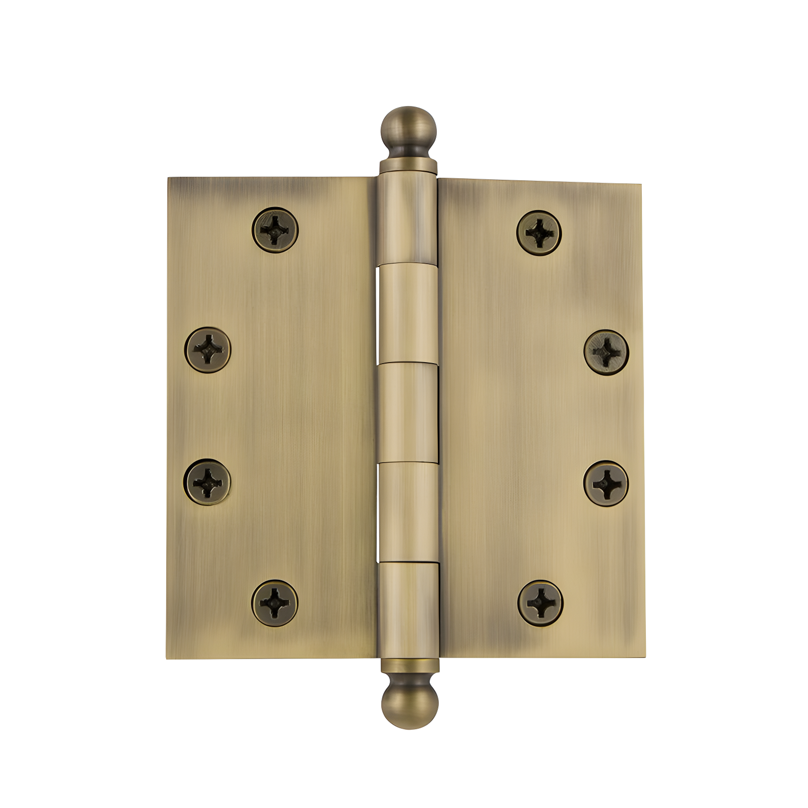 Nostalgic Warehouse 4" x 4" Ball Tip Residential Hinge with Square Corners