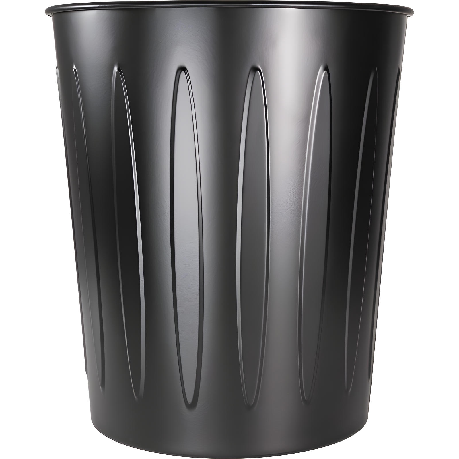 Steel Open Trash Can - 6 Gallons