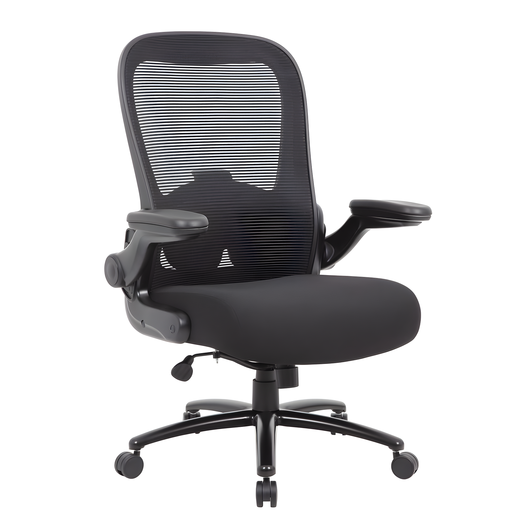 Boss Office Products Big and Tall Mesh Heavy Duty Chair, 400 lb weight capacity