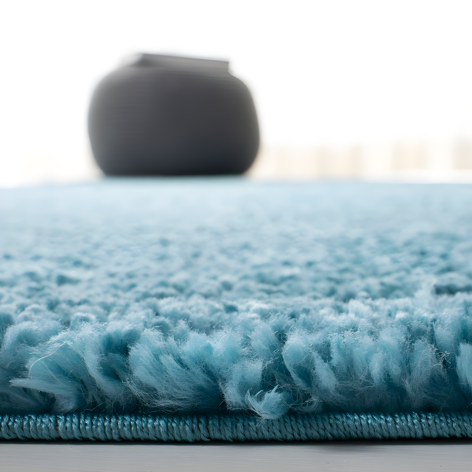 August Shag 900 AUG900 Power Loomed Indoor Area Rug - Turquoise - 8'x10' - Safavieh