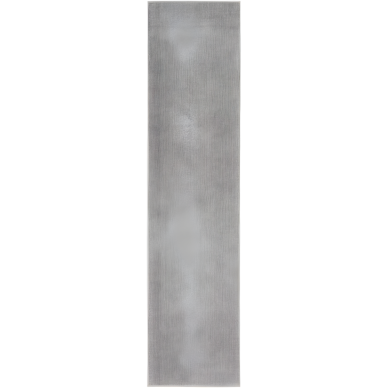 Nourison Essentials Easy Care Indoor Outdoor Area Rug - Silver Grey 2'2" x 12'