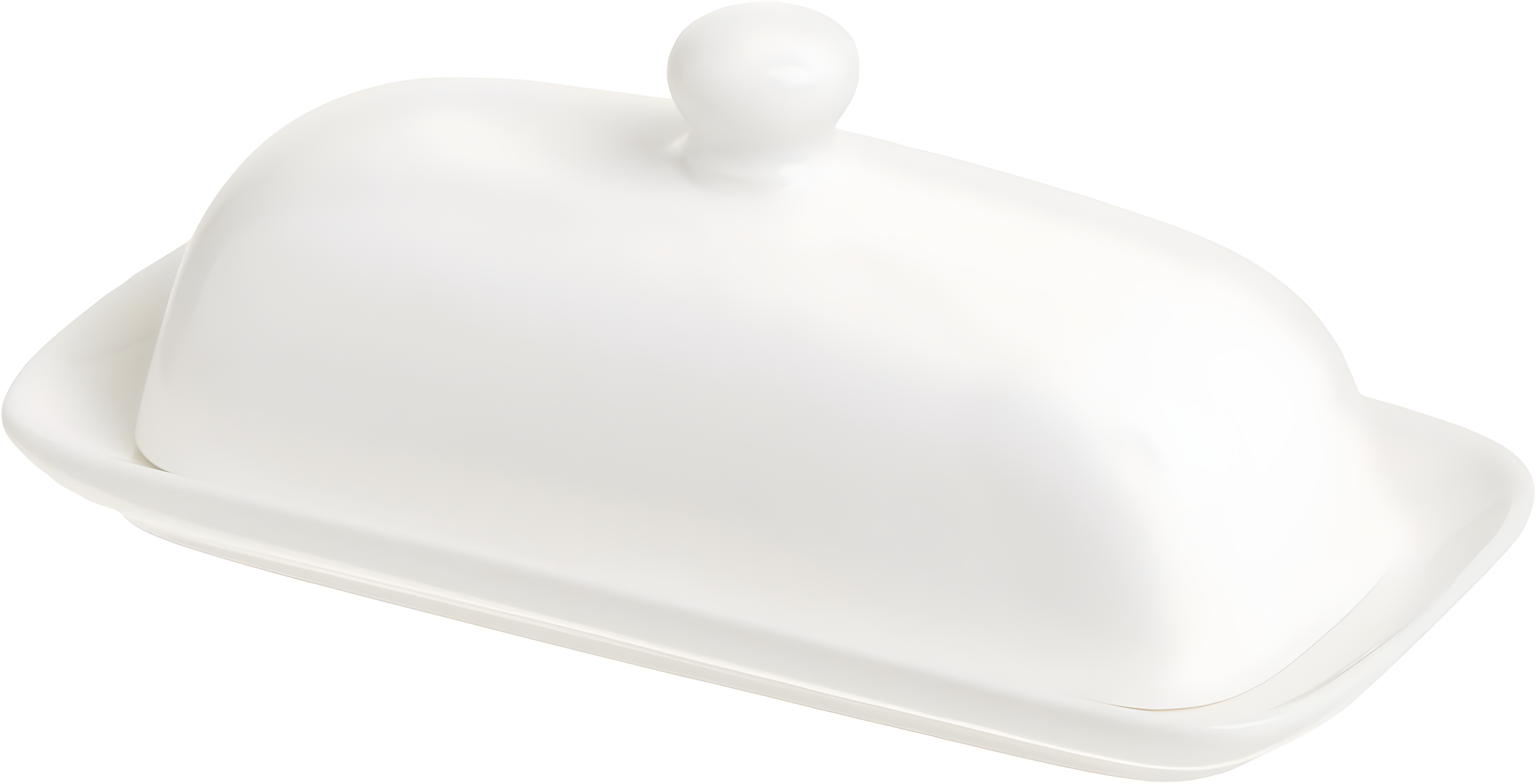 Norpro 8370 Porcelain Butter Dish with Lid