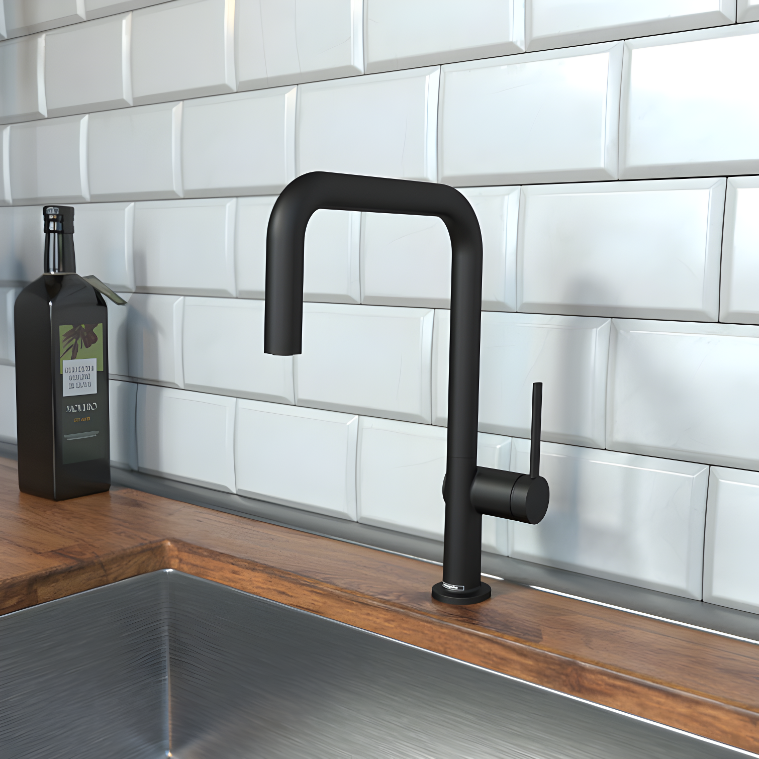 hansgrohe Talis N Kitchen Faucet, U-Style 1-Spray, 1.75 GPM