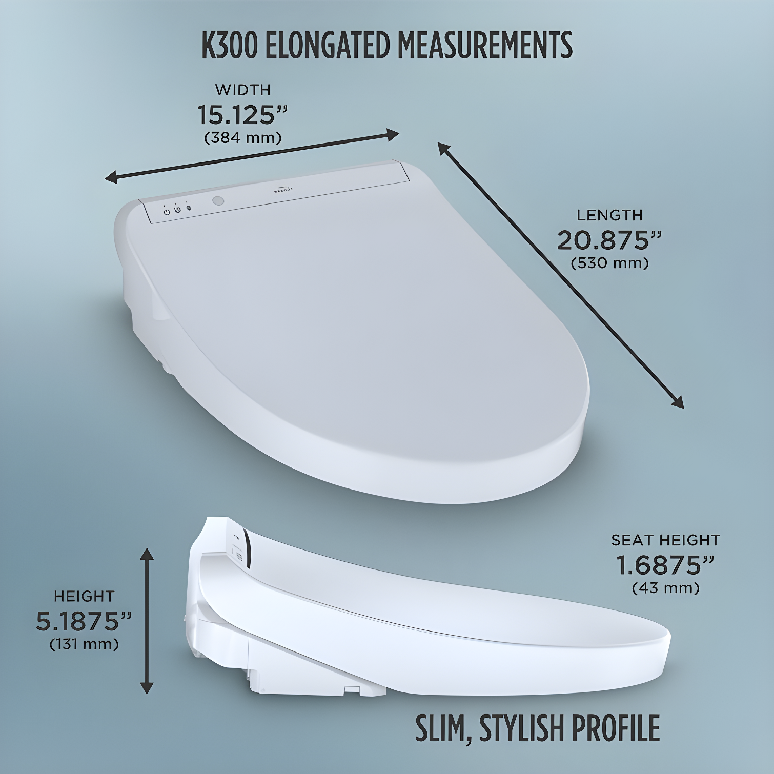 Washlet® Toilet Elongated Seat Bidet