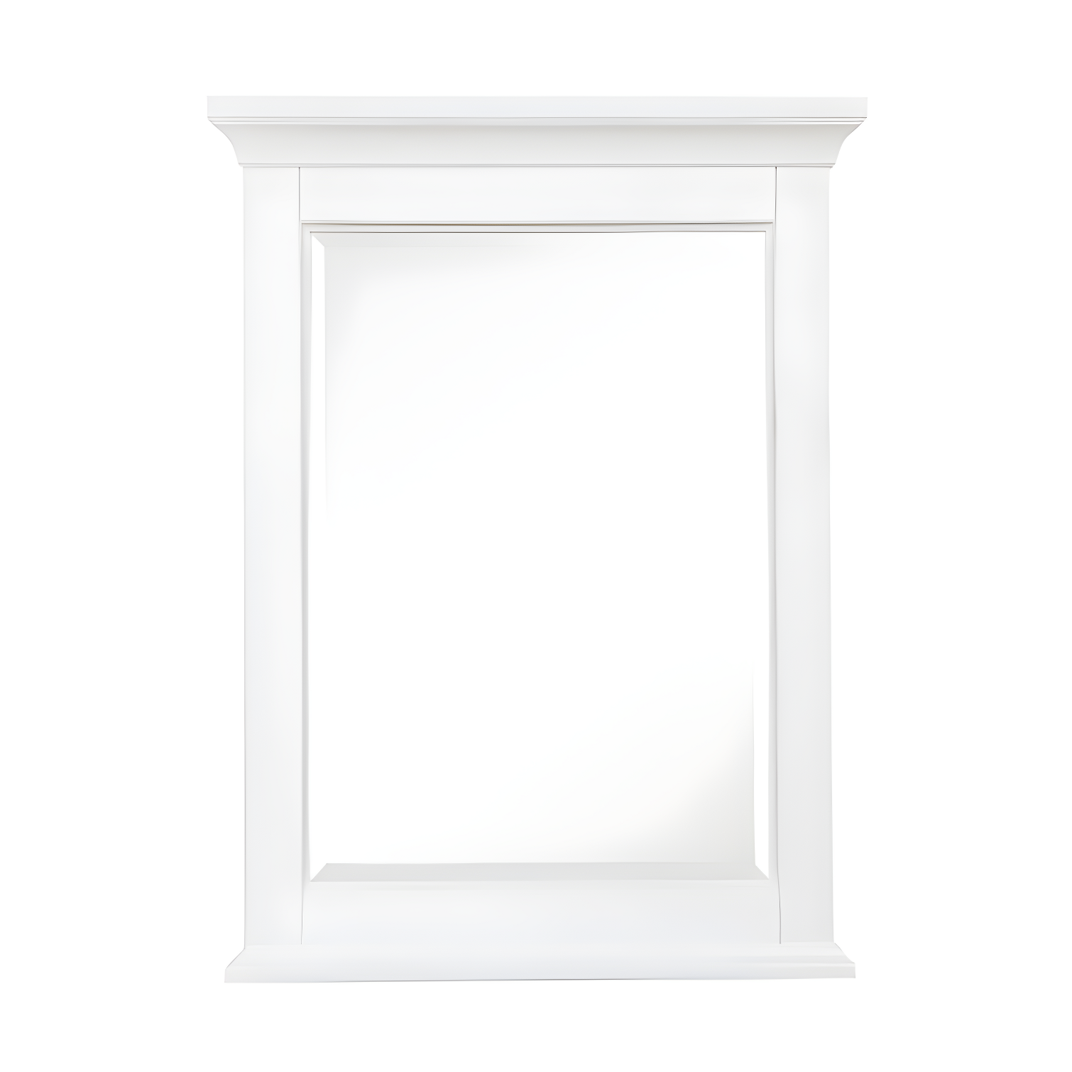 Bernardsville Wood Flat Wall Mirror