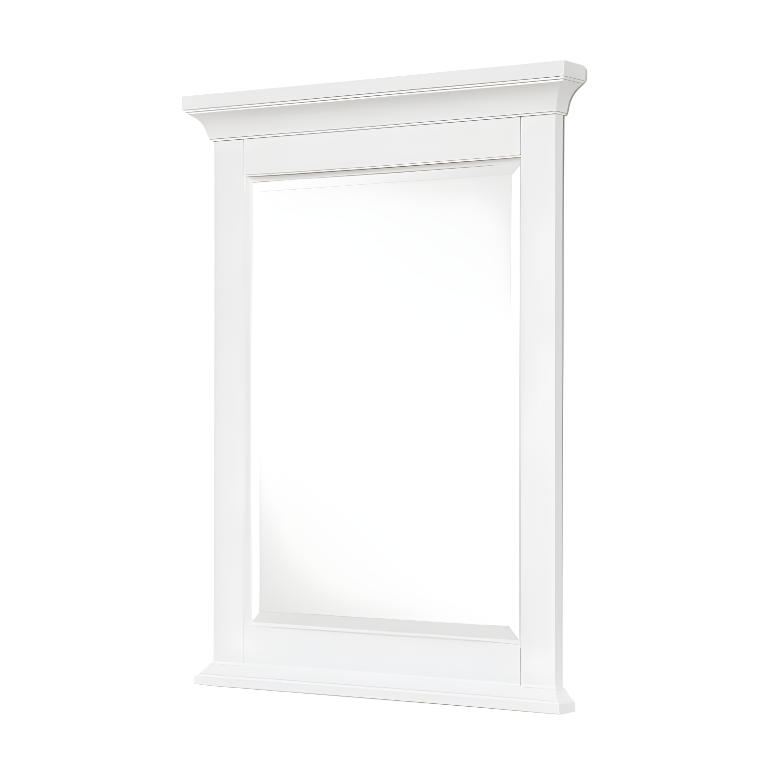 Bernardsville Wood Flat Wall Mirror