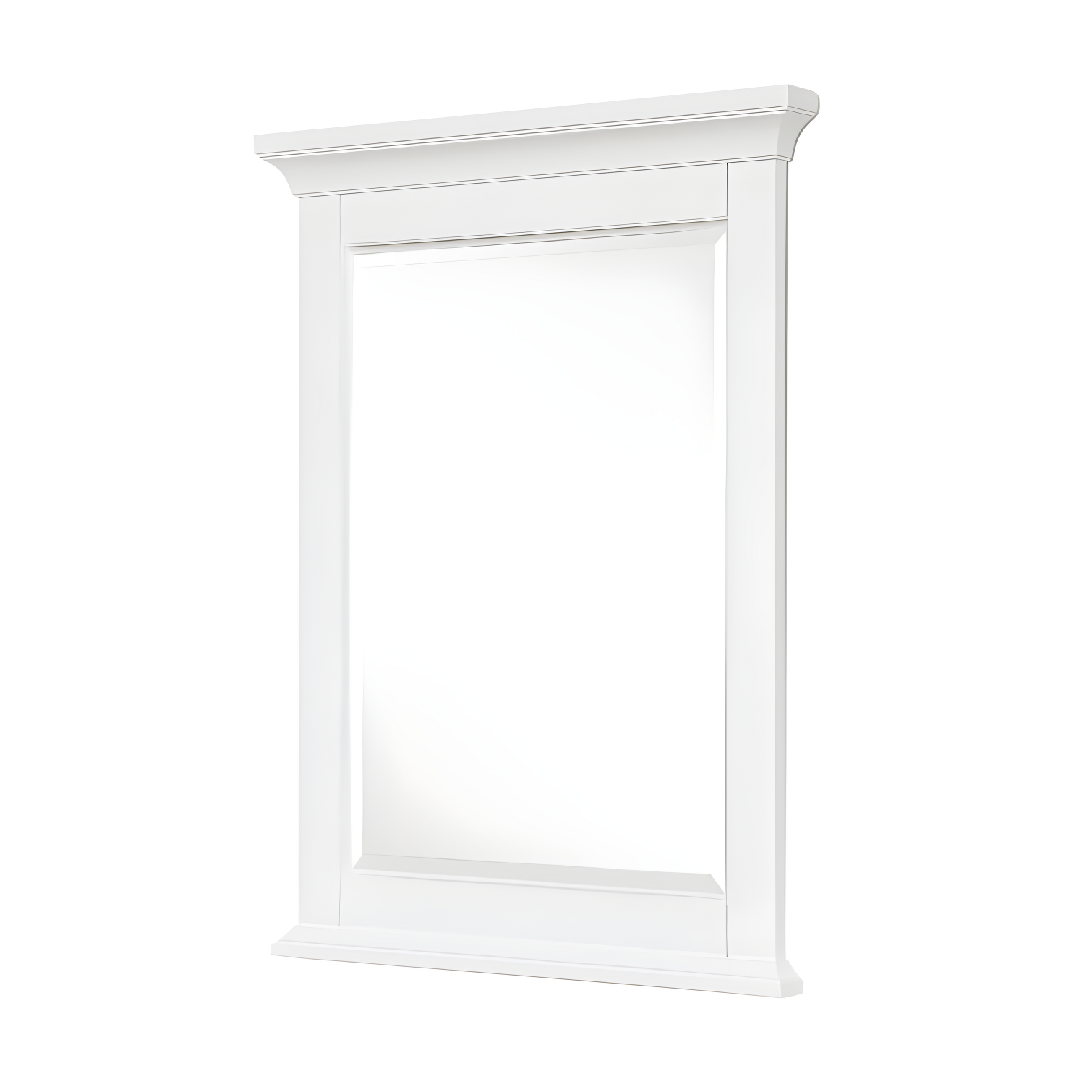 Bernardsville Wood Flat Wall Mirror