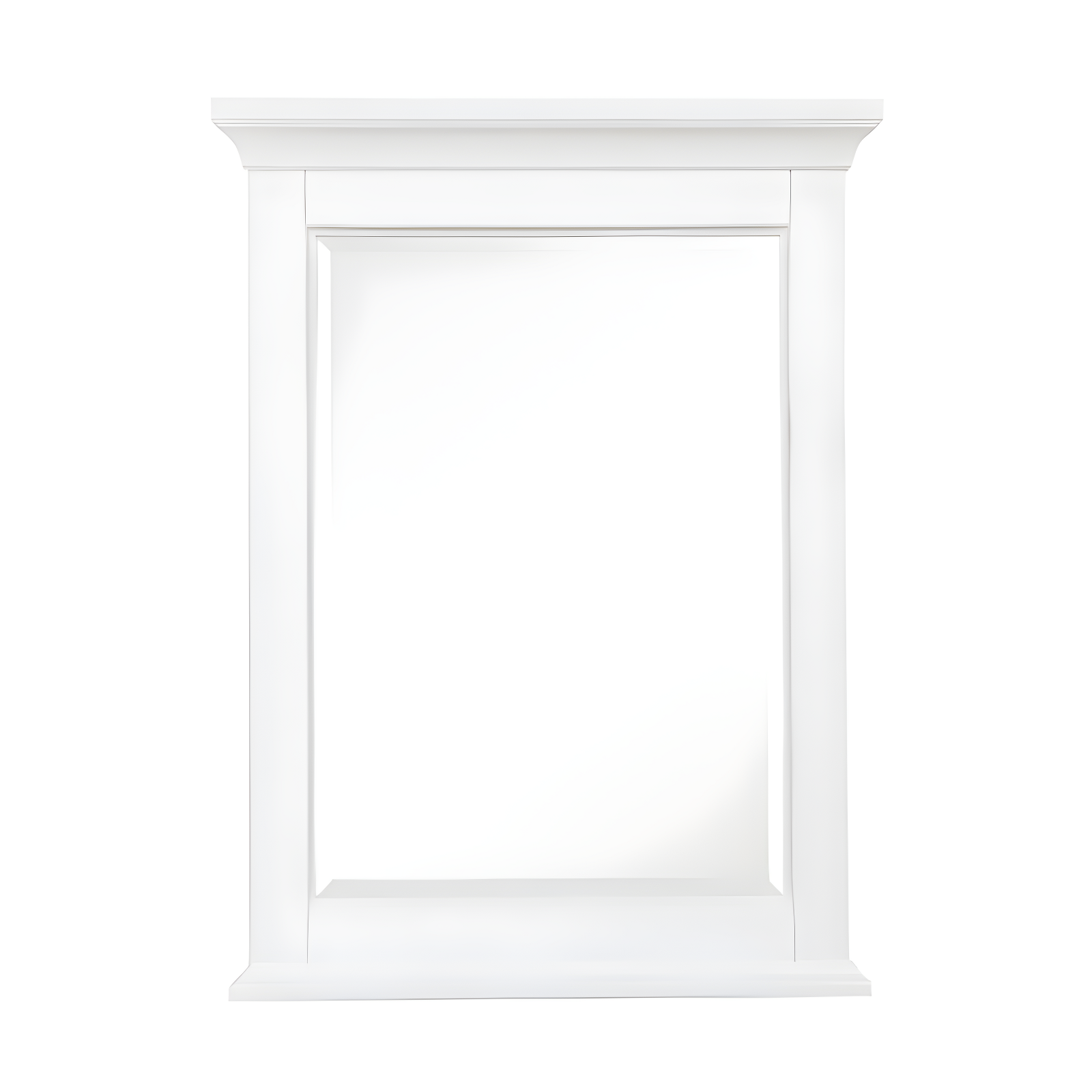 Bernardsville Wood Flat Wall Mirror