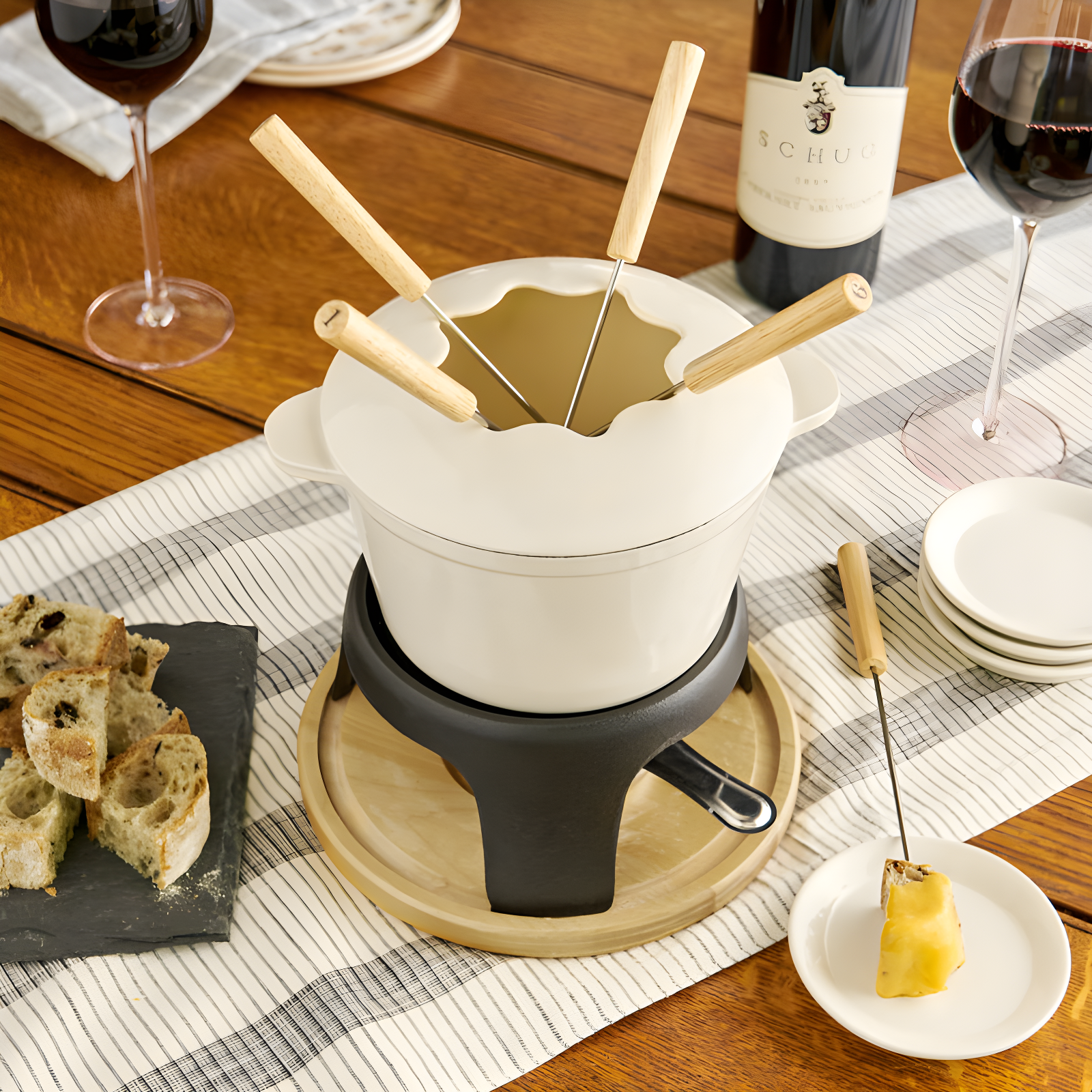 Twine Cast Iron Fondue Set