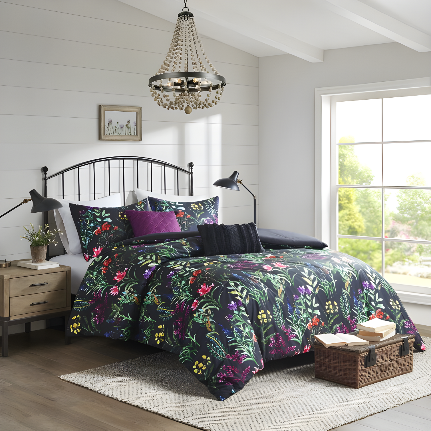 Madison Park Tasha Floral Comforter Set