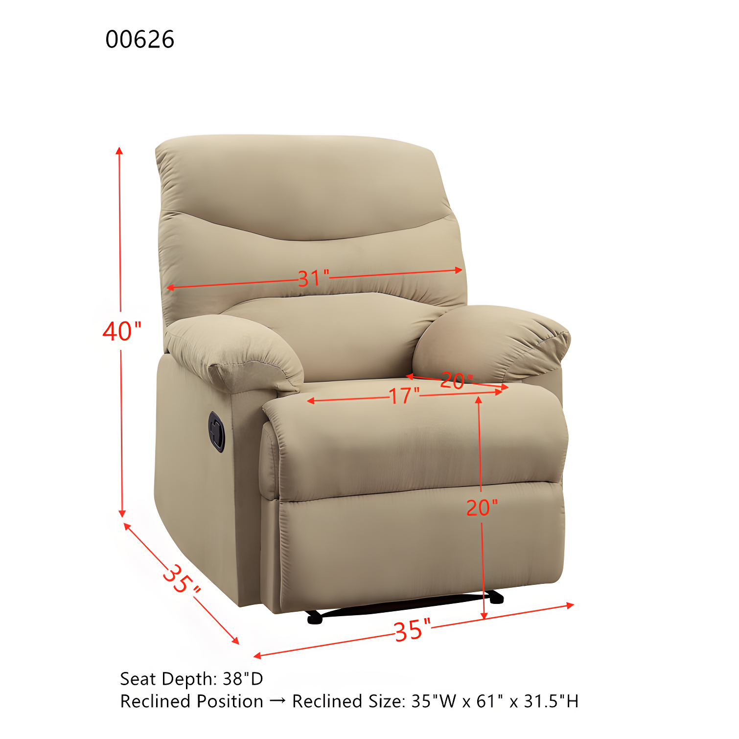 Upholstered Recliner
