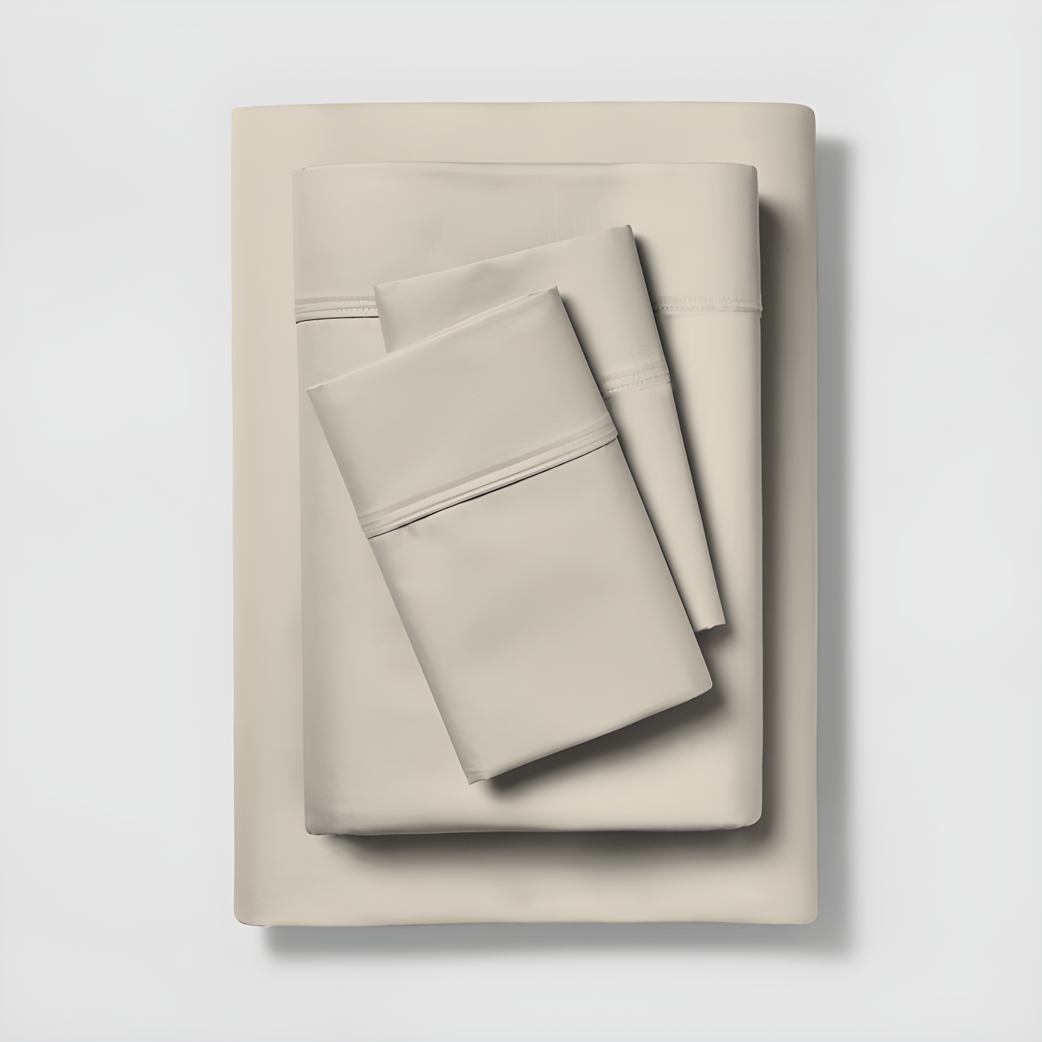 Color Sense 100% Cotton Lightweight Percale Weave Sheet Set