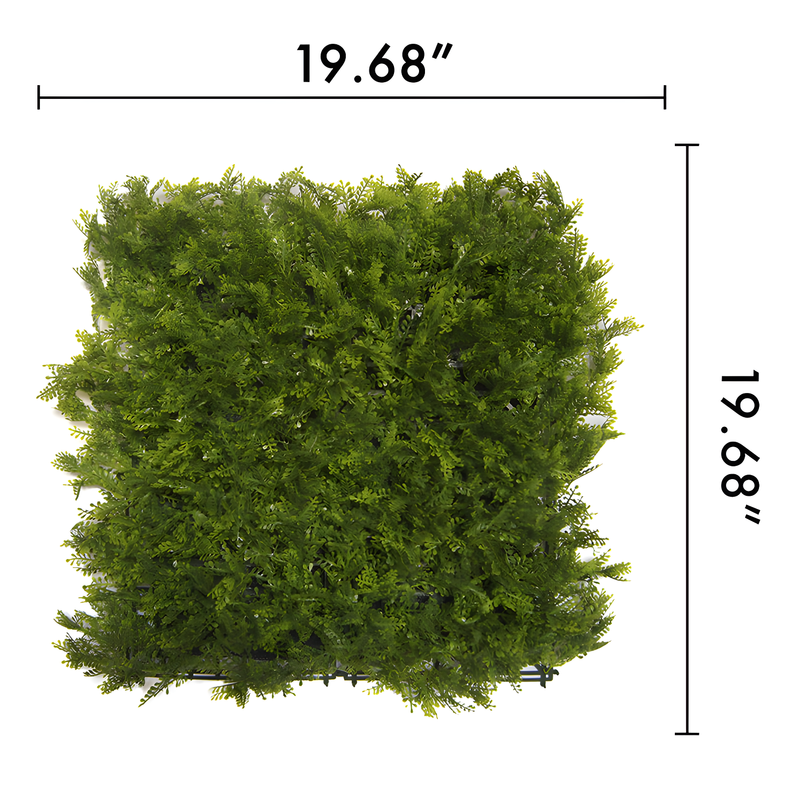 GreenSmart Dekor Artificial Leaf Fern Decorative Fence Panel (Set of 4)